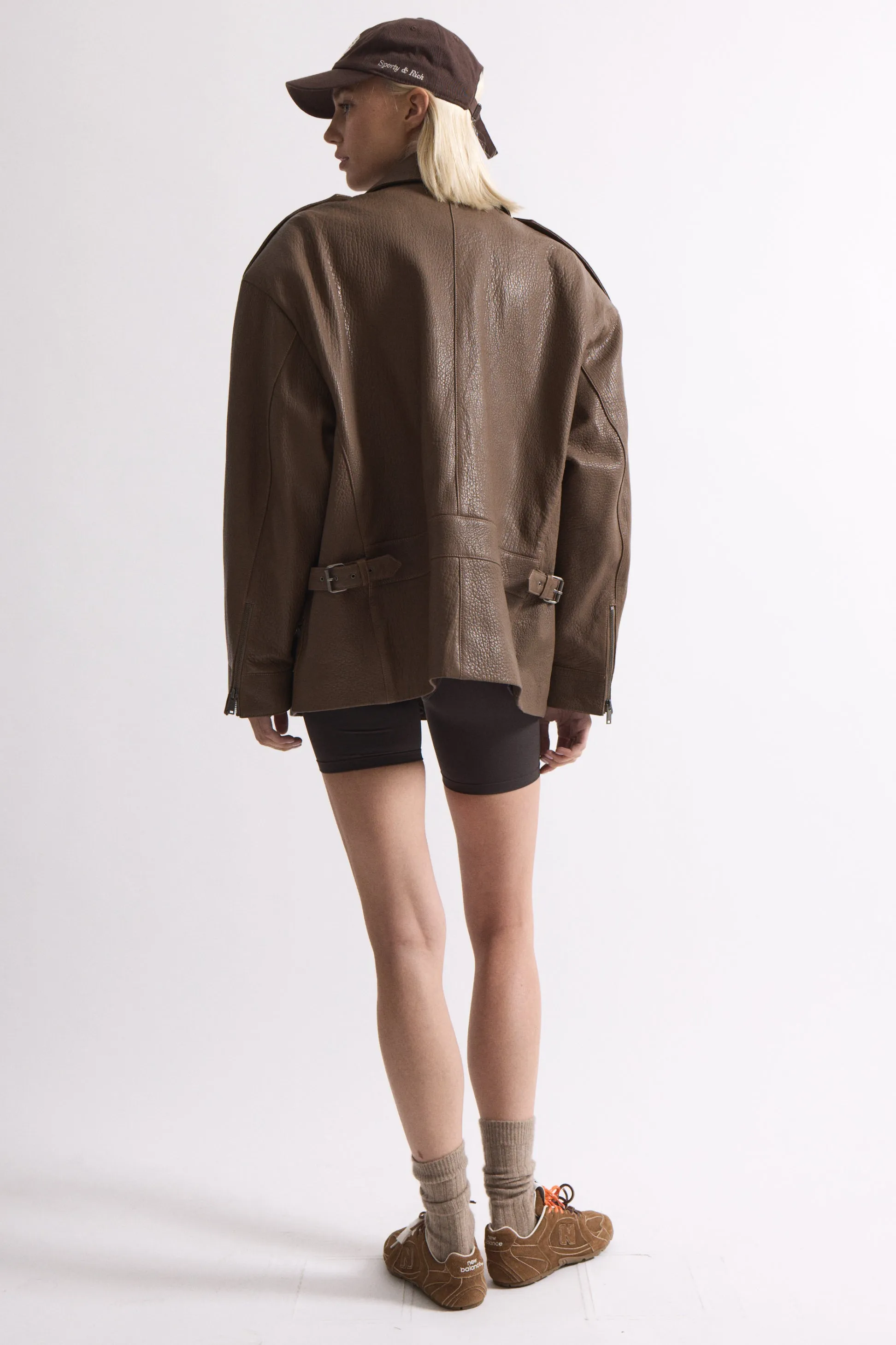 Opal Leather Jacket sold by DUCIE product image thumbnail 3