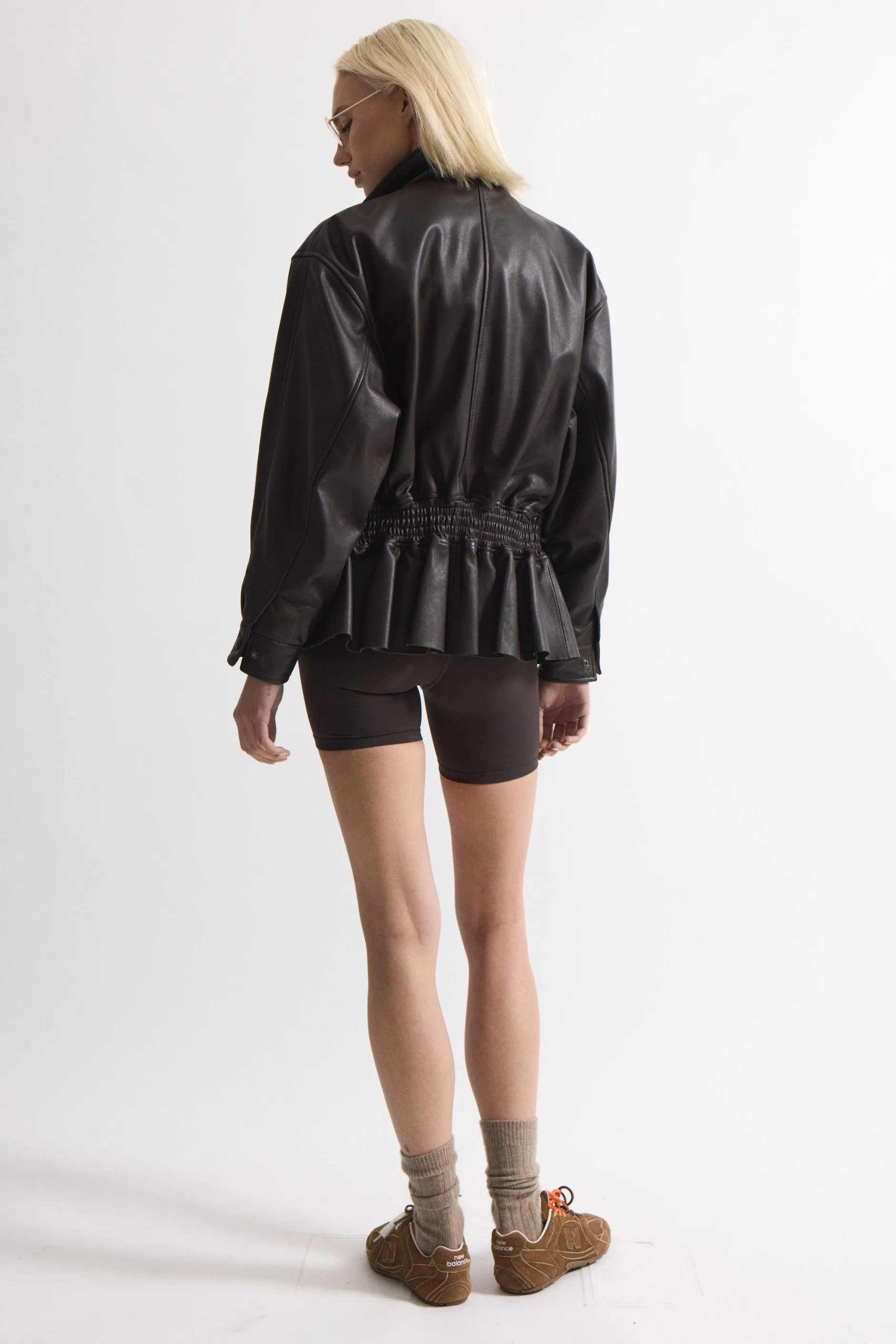 Hazel Leather Jacket sold by DUCIE product image thumbnail 5