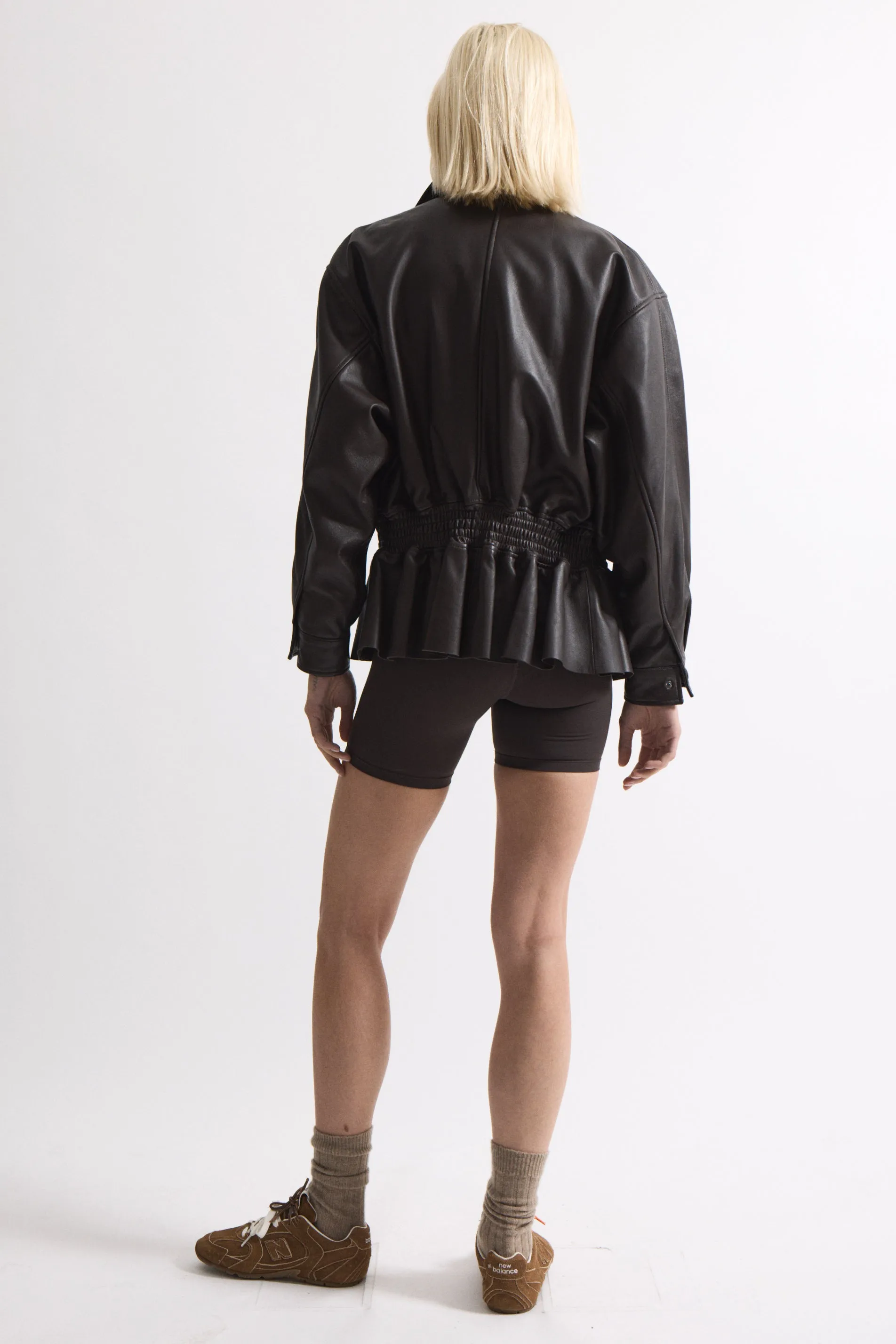 Hazel Leather Jacket sold by DUCIE product image thumbnail 4