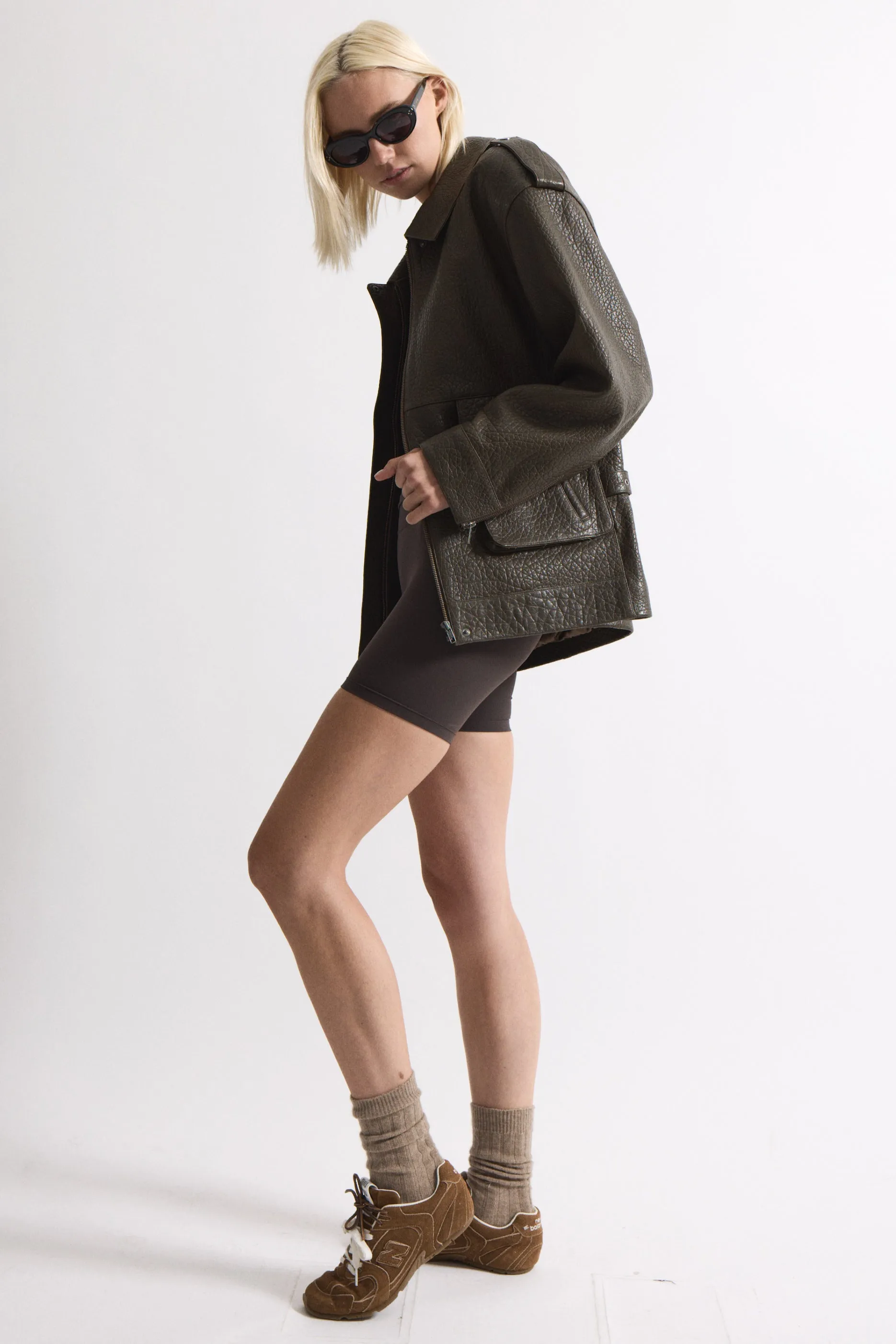 Opal Leather Jacket sold by DUCIE product image thumbnail 3