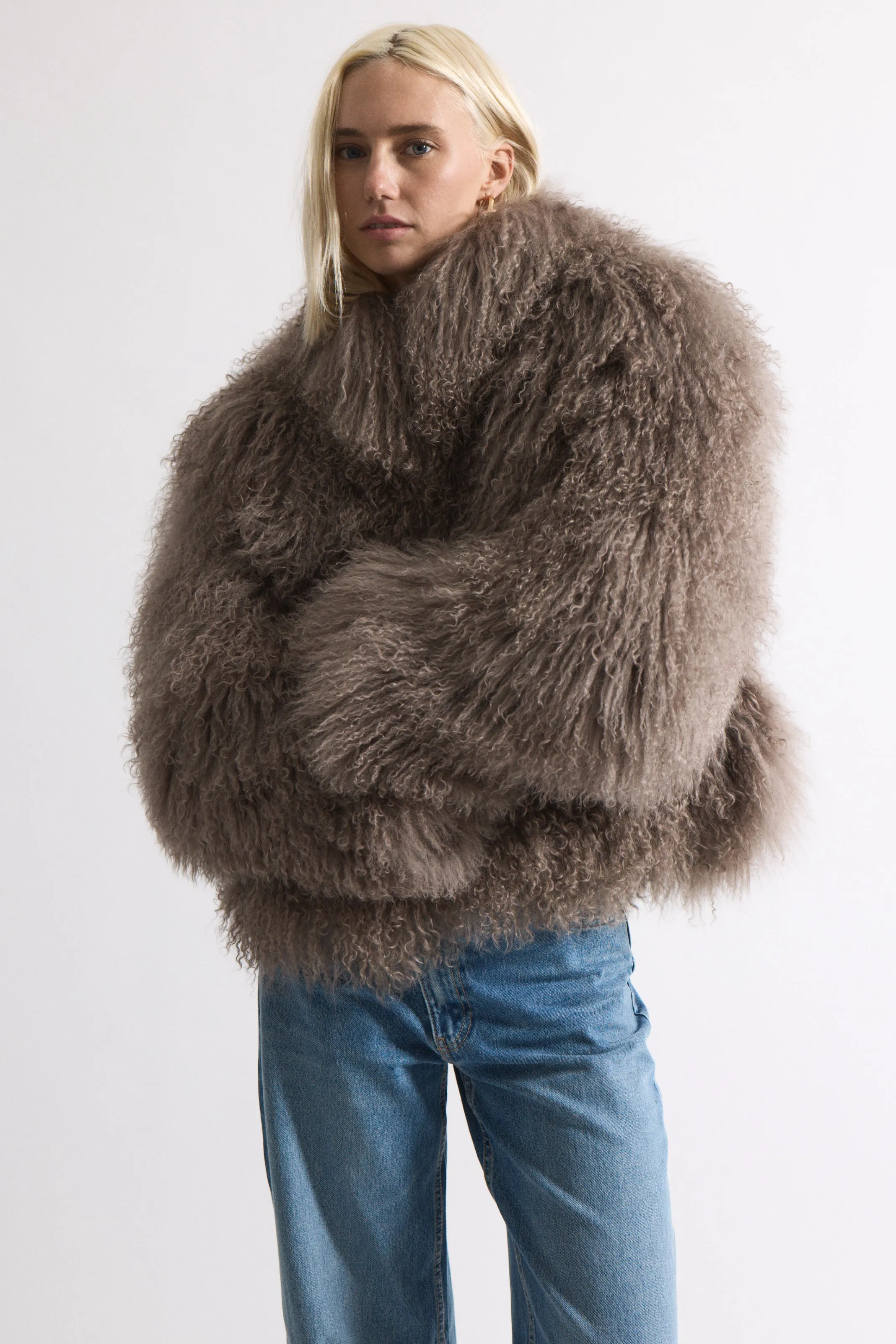 Rochelle Shearling Jacket sold by DUCIE product image thumbnail 5