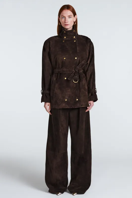 Ivy Suede Jacket sold by DUCIE