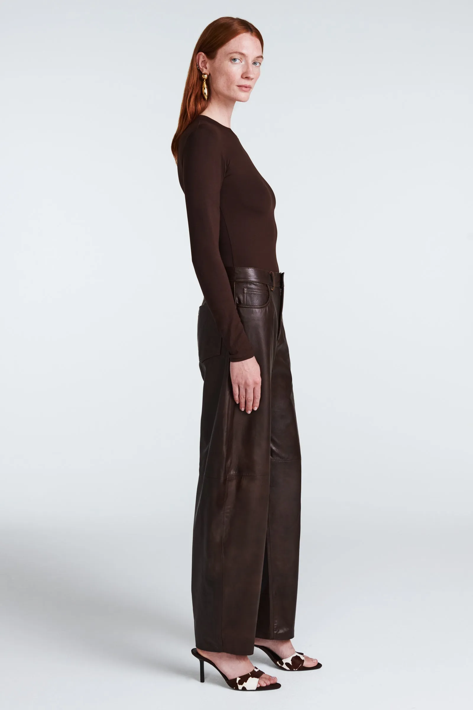 Taylor Leather Shorts sold by DUCIE product image thumbnail 3