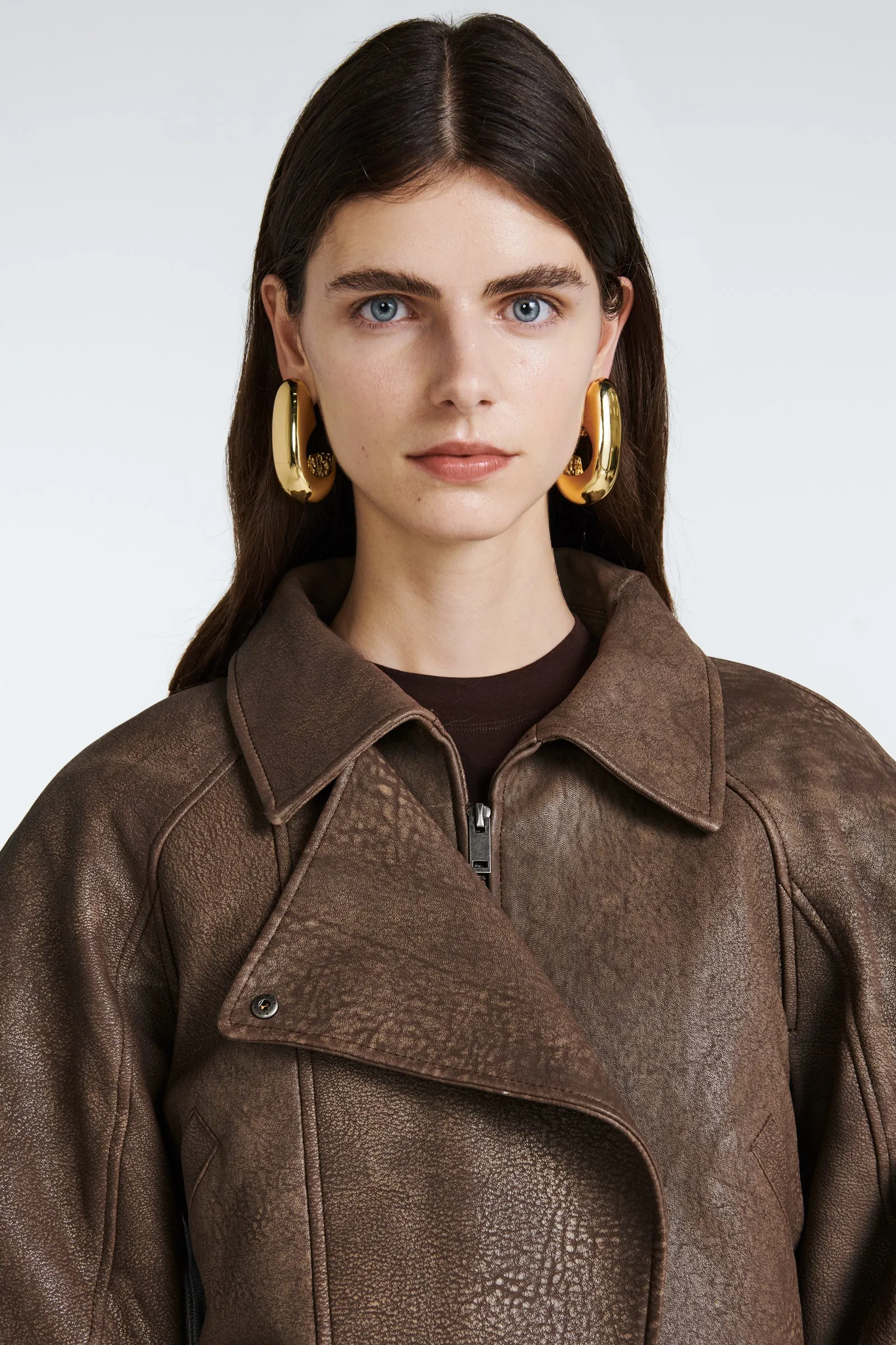 Martha Leather Jacket sold by DUCIE product image thumbnail 3