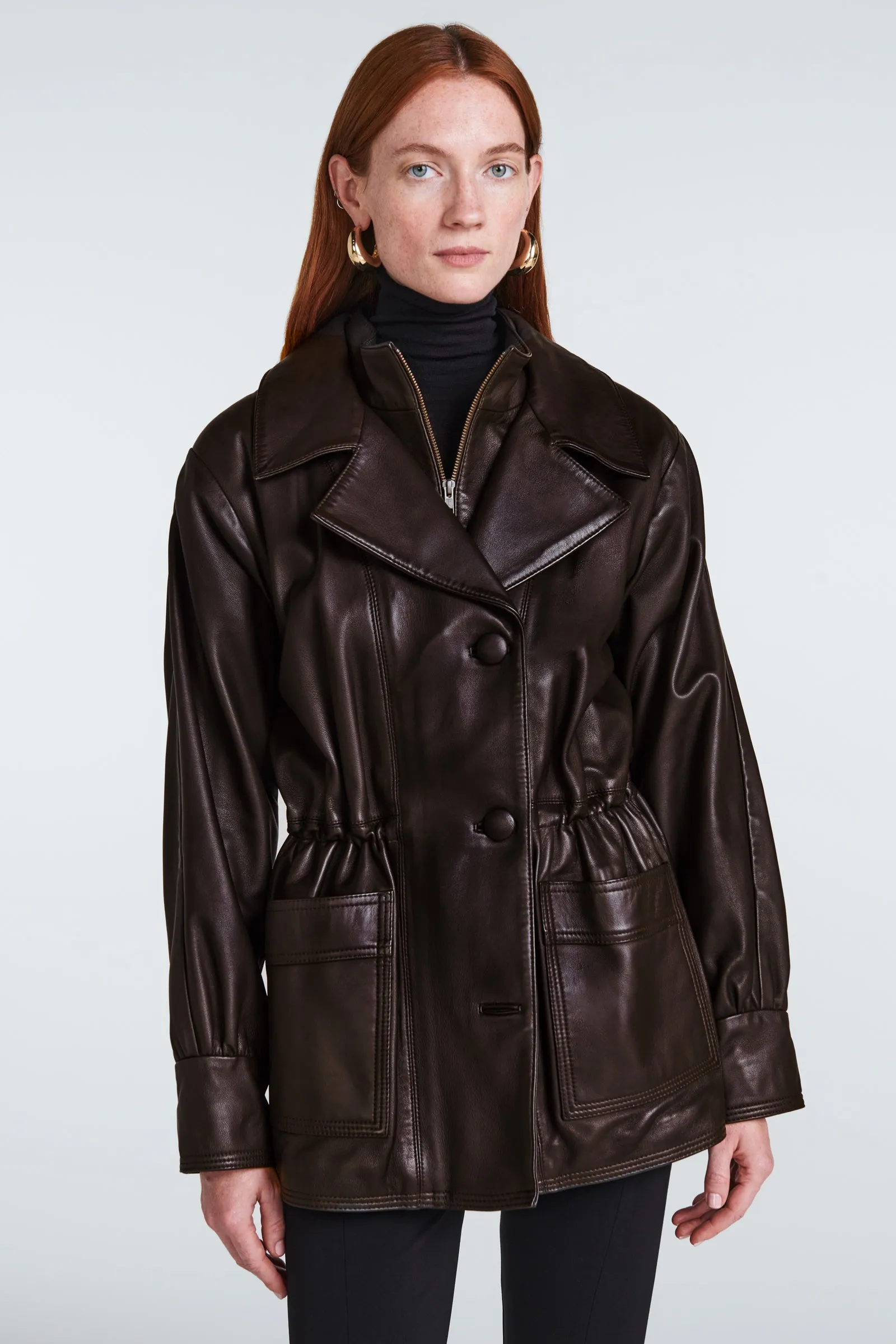 Alice Leather Jacket sold by DUCIE product image thumbnail 2