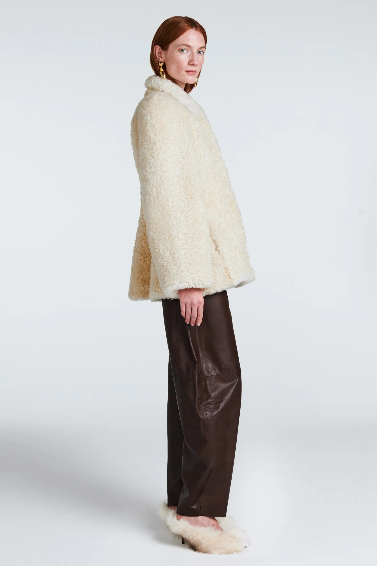 Maeve Cashmere Shearling Jacket sold by DUCIE product image thumbnail 4