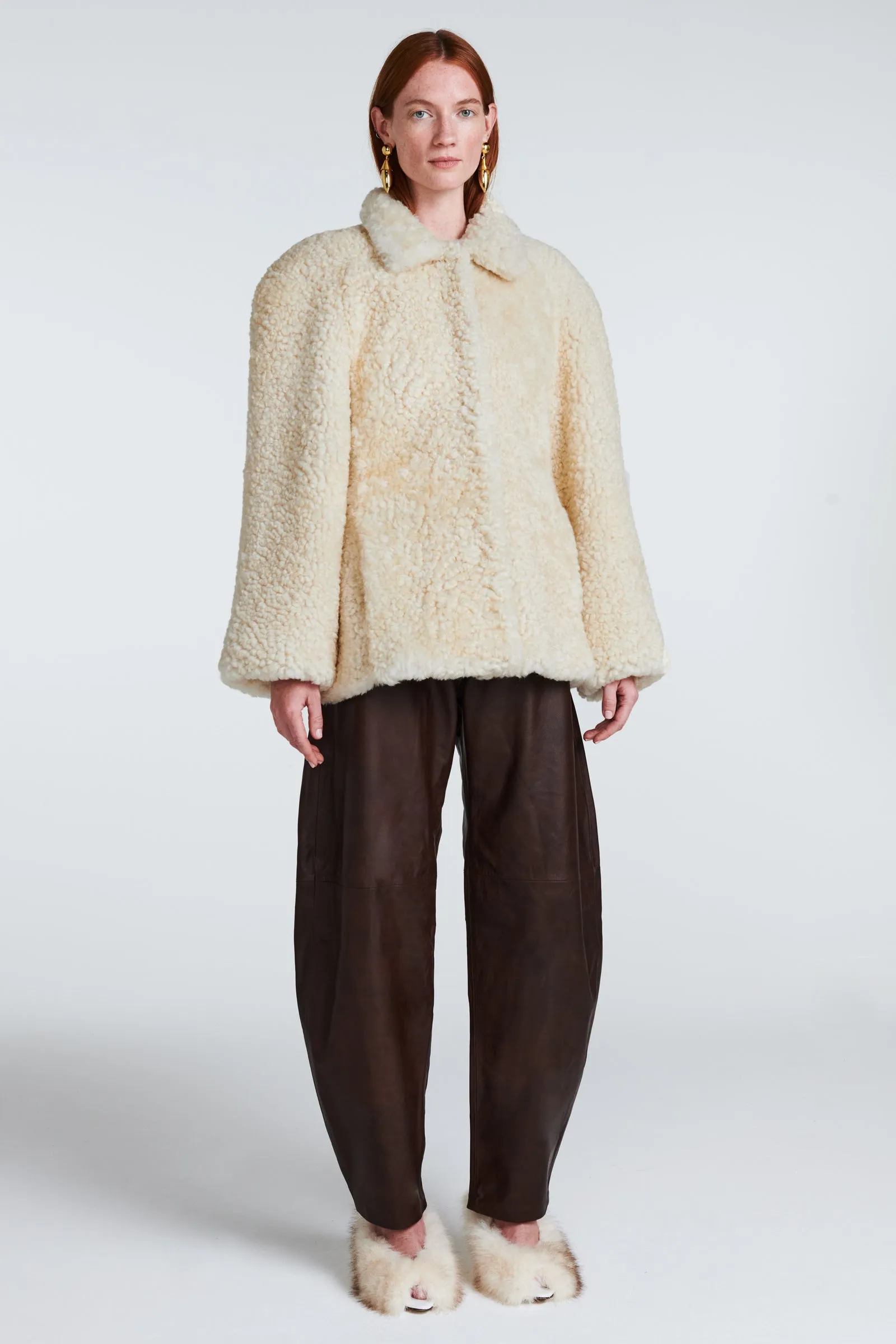 Maeve Cashmere Shearling Jacket sold by DUCIE