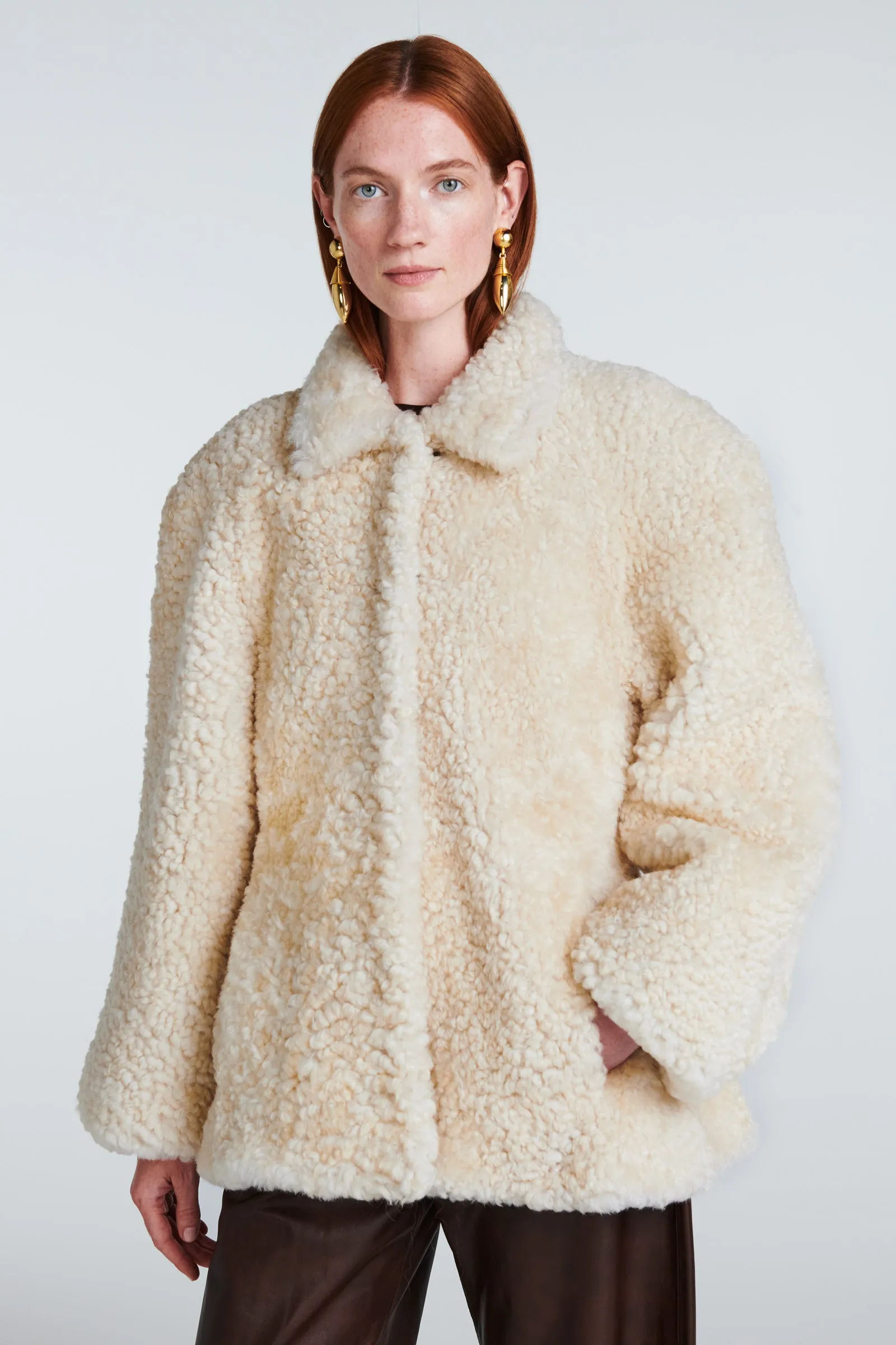 Maeve Cashmere Shearling Jacket sold by DUCIE product image thumbnail 2