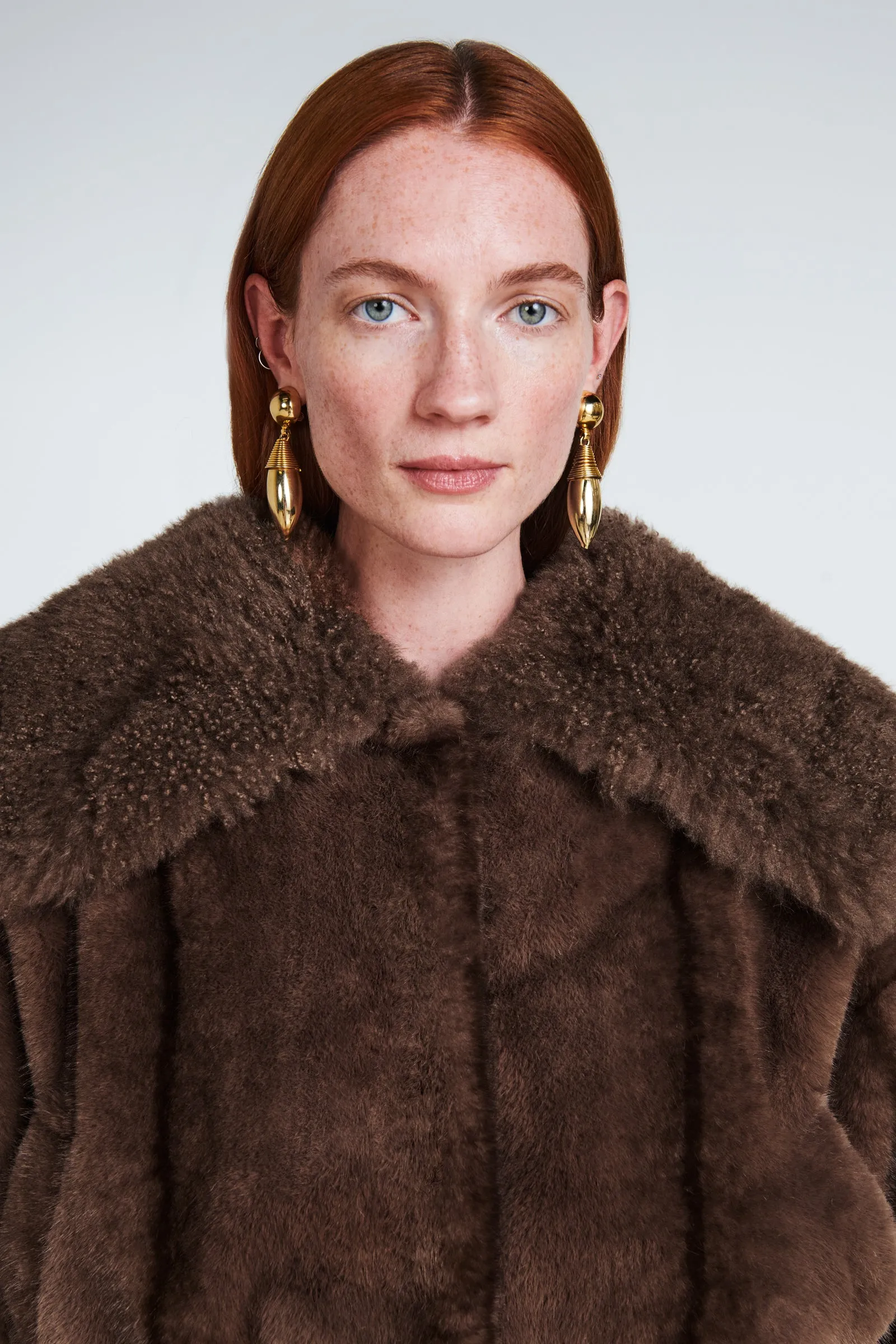 Aurora Faux Fur & Shearling Jacket sold by DUCIE product image thumbnail 3