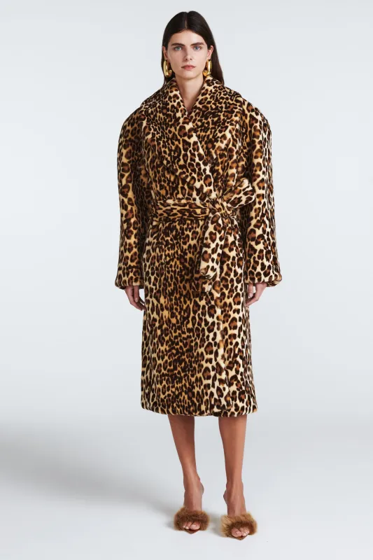 Vera Faux Fur Coat sold by DUCIE