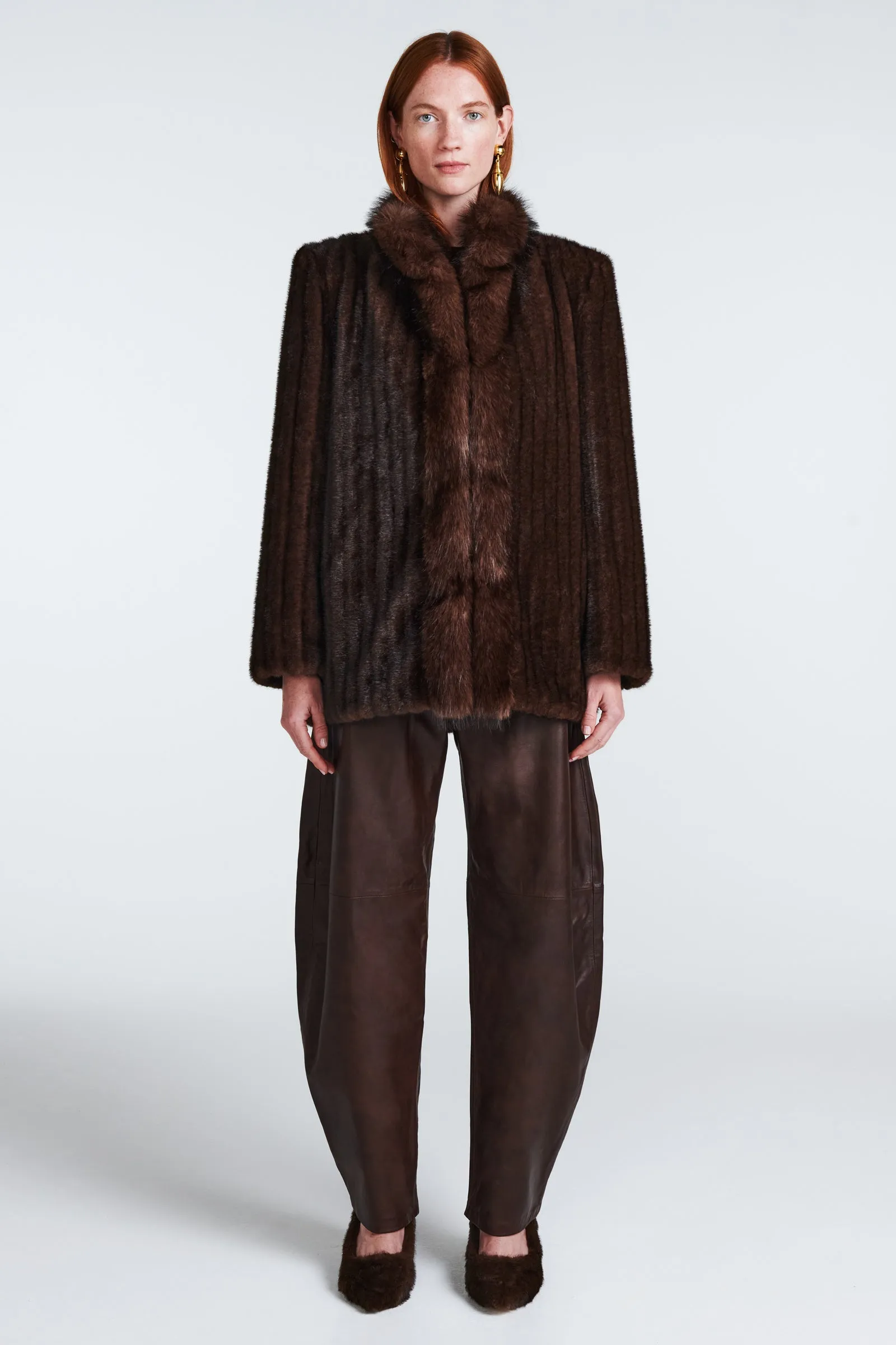 Sienna Faux Fur Jacket sold by DUCIE