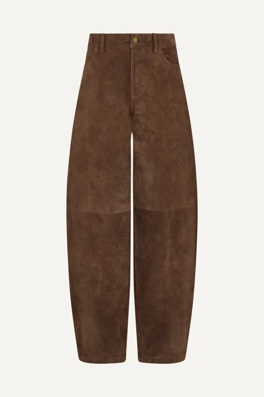 Billie Suede Trousers sold by DUCIE