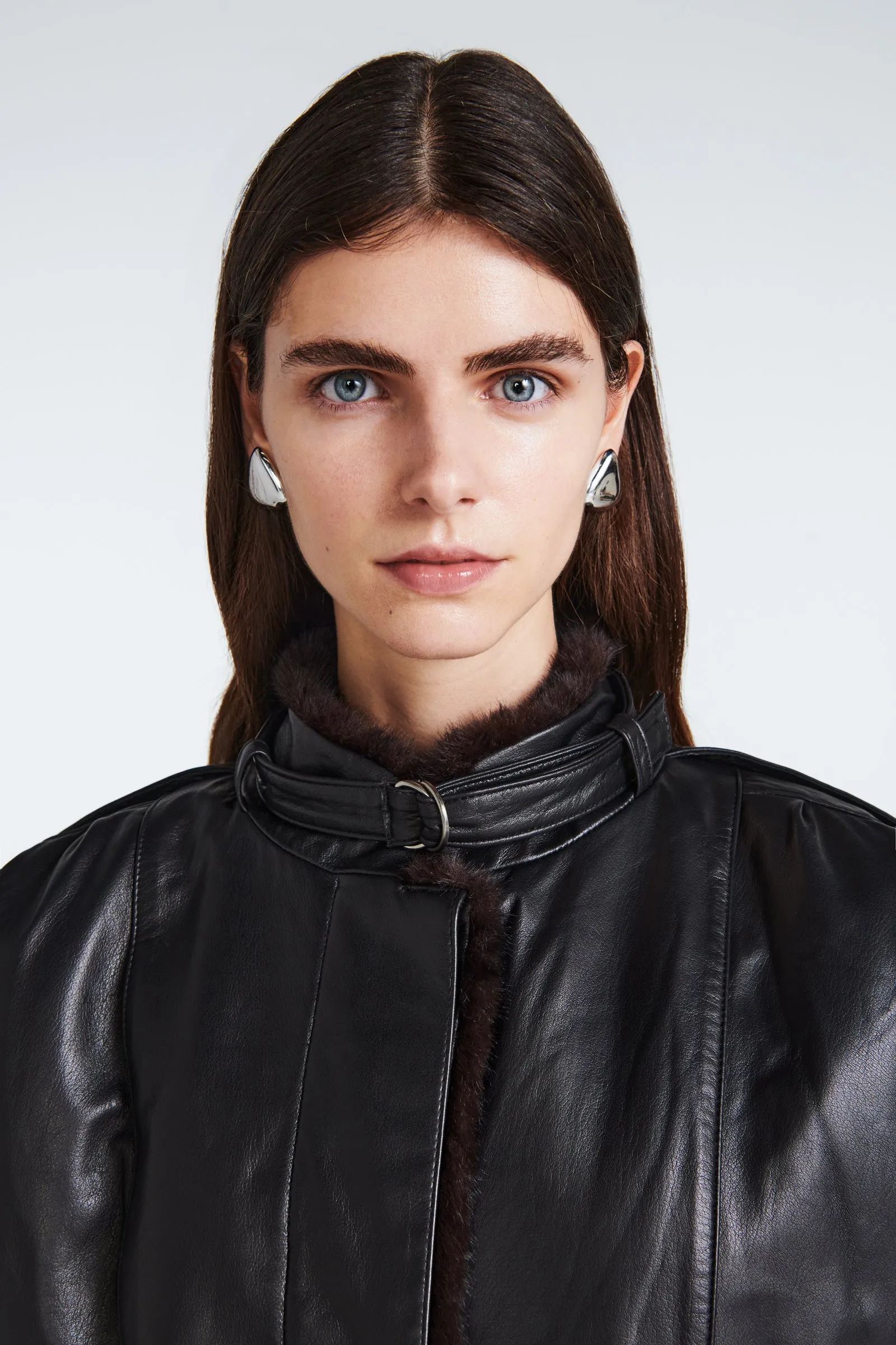 Elsie Leather Jacket sold by DUCIE product image thumbnail 5