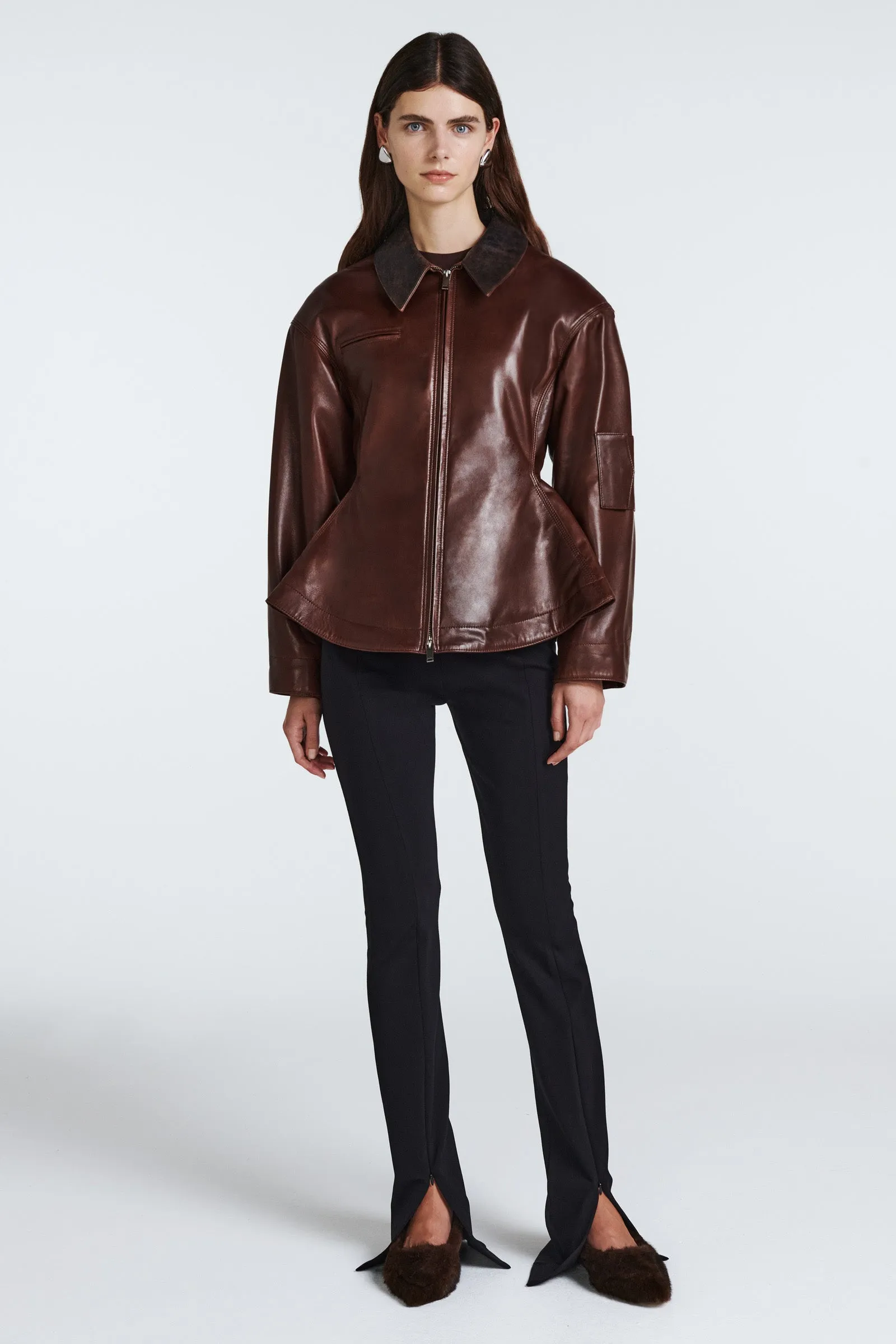 Bernadette Leather Jacket sold by DUCIE product image thumbnail 2