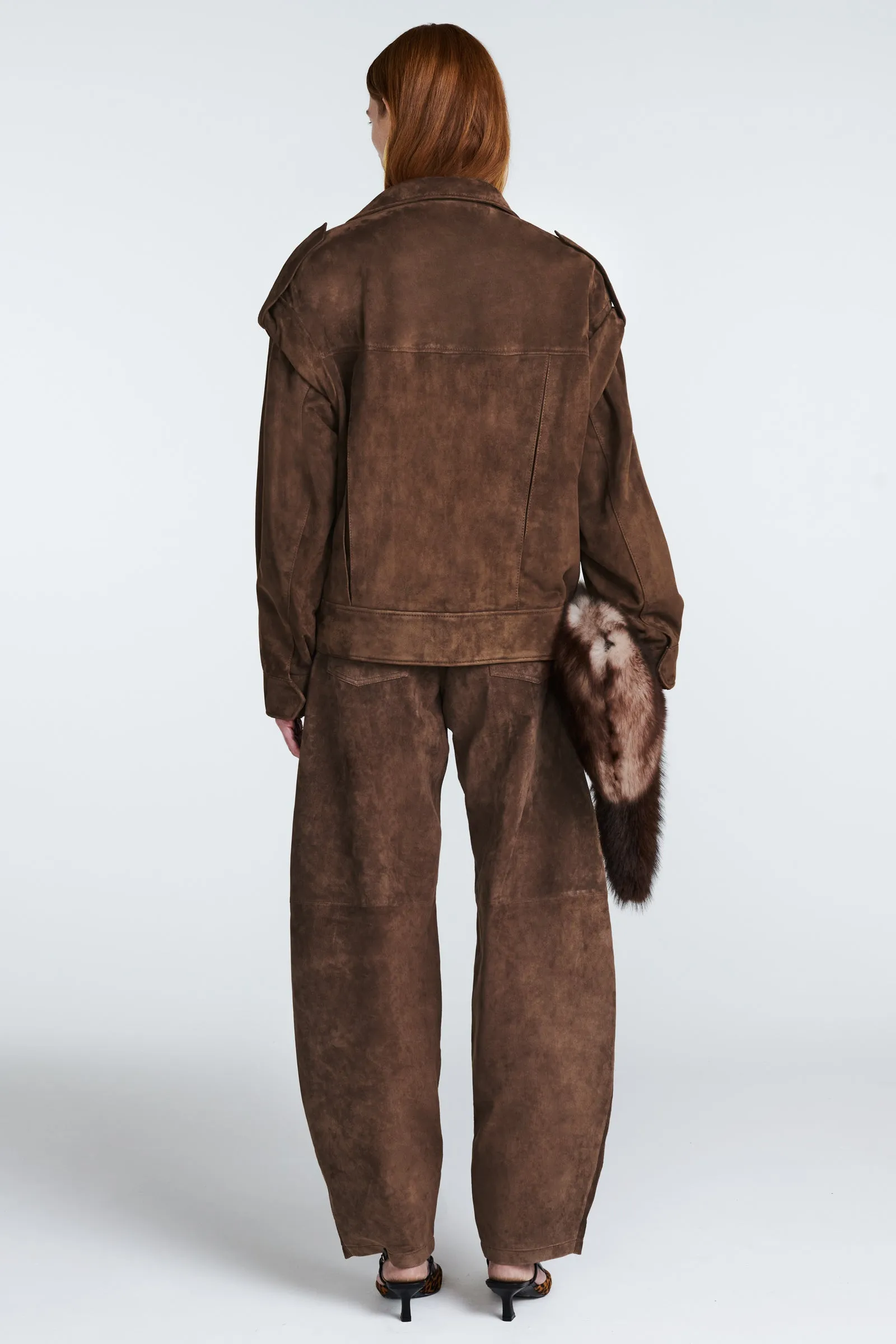 Frida Suede Bomber sold by DUCIE product image thumbnail 3