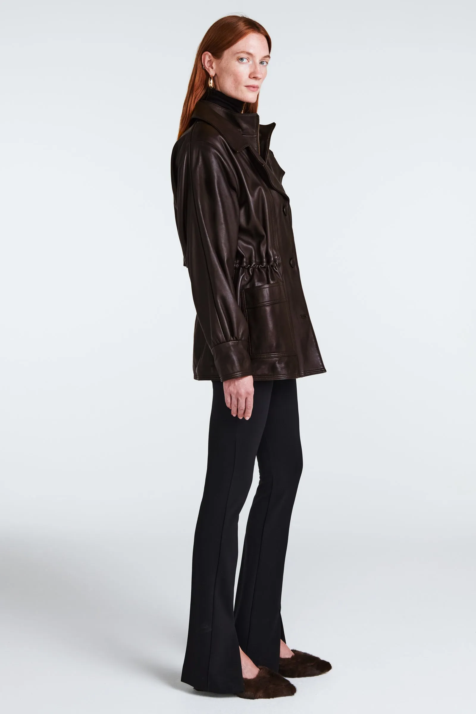 Alice Leather Jacket sold by DUCIE product image thumbnail 5