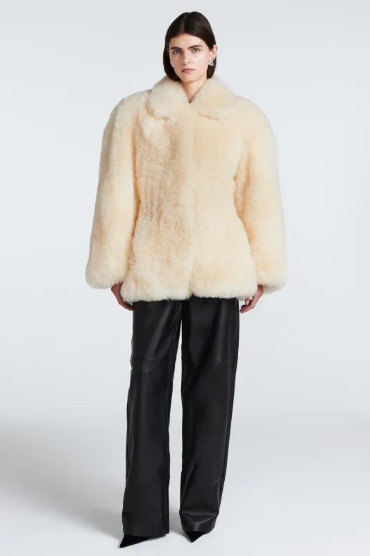 Maeve Shearling Jacket sold by DUCIE