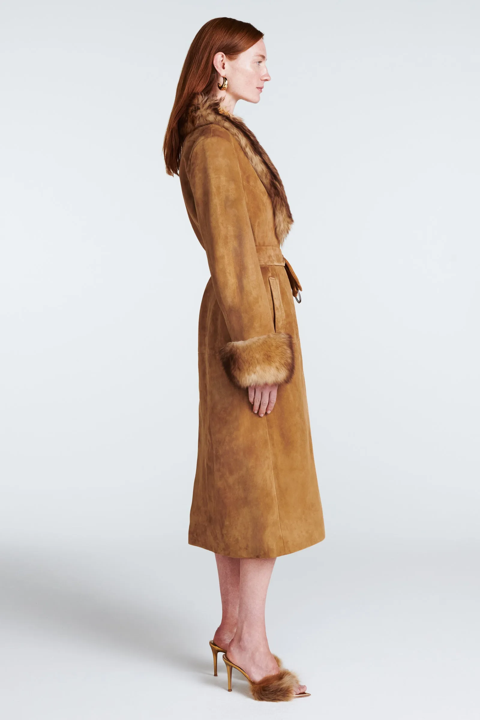 Daphne Suede Coat sold by DUCIE product image thumbnail 3