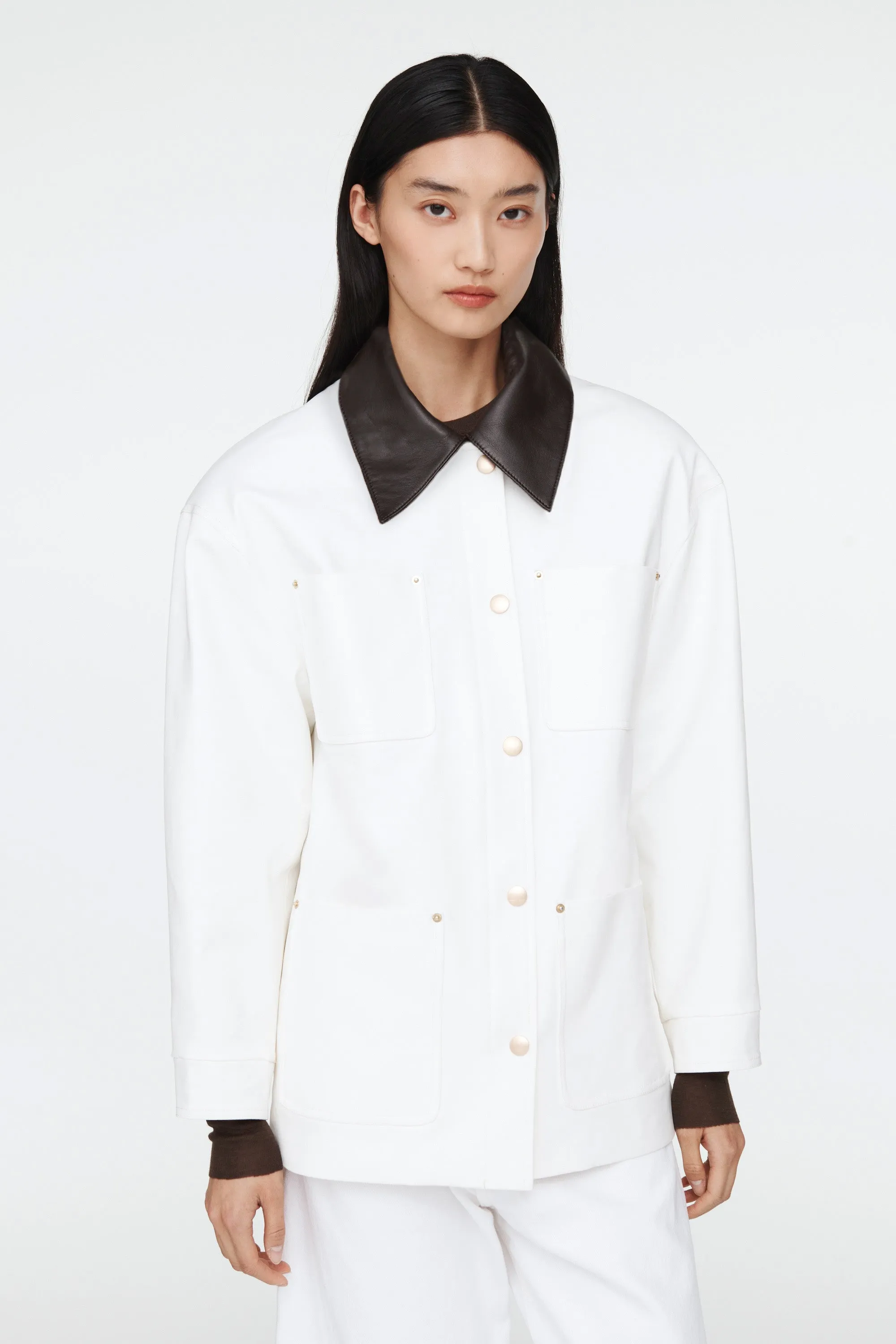 Stella Canvas Jacket sold by DUCIE