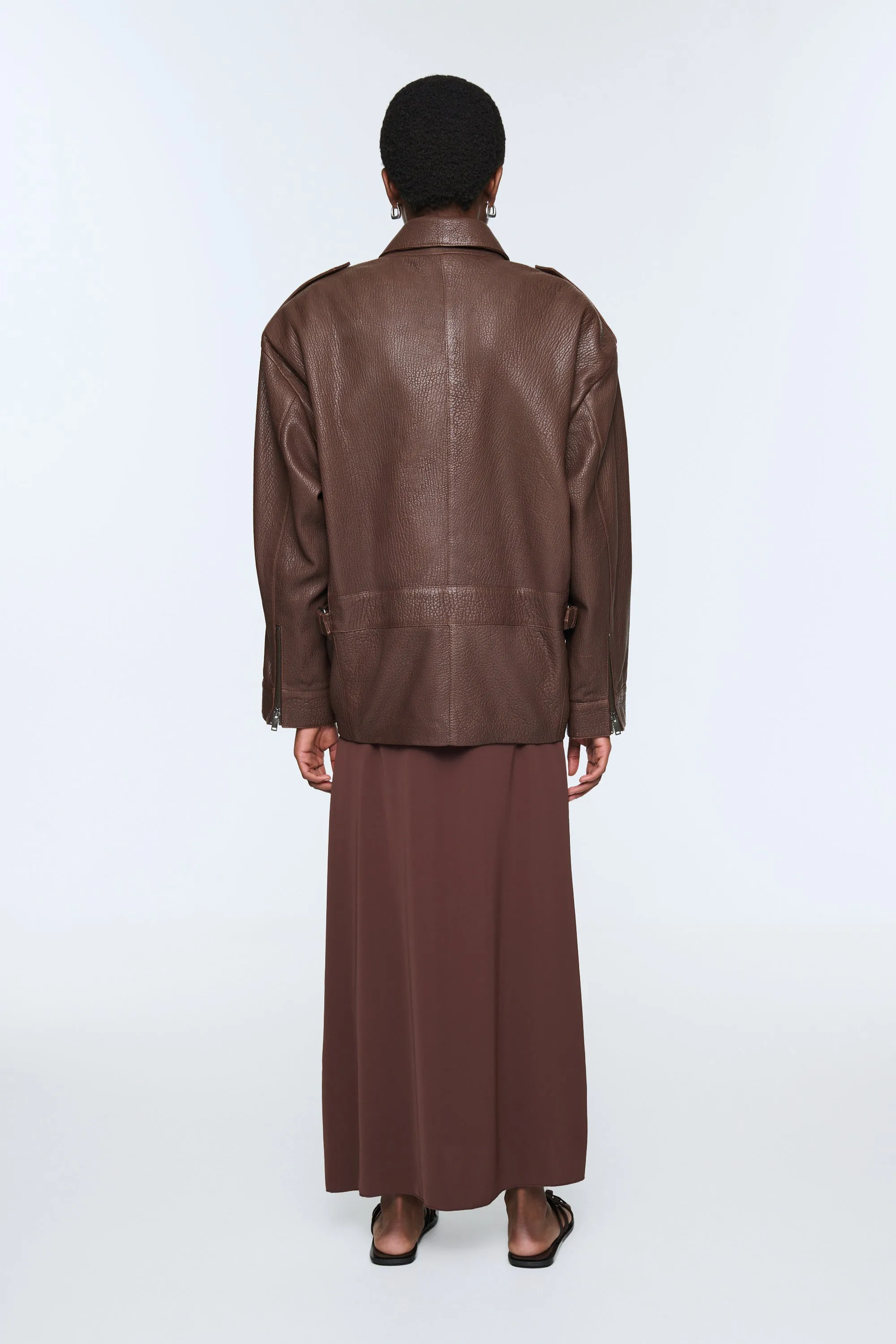 Opal Leather Jacket sold by DUCIE product image thumbnail 3