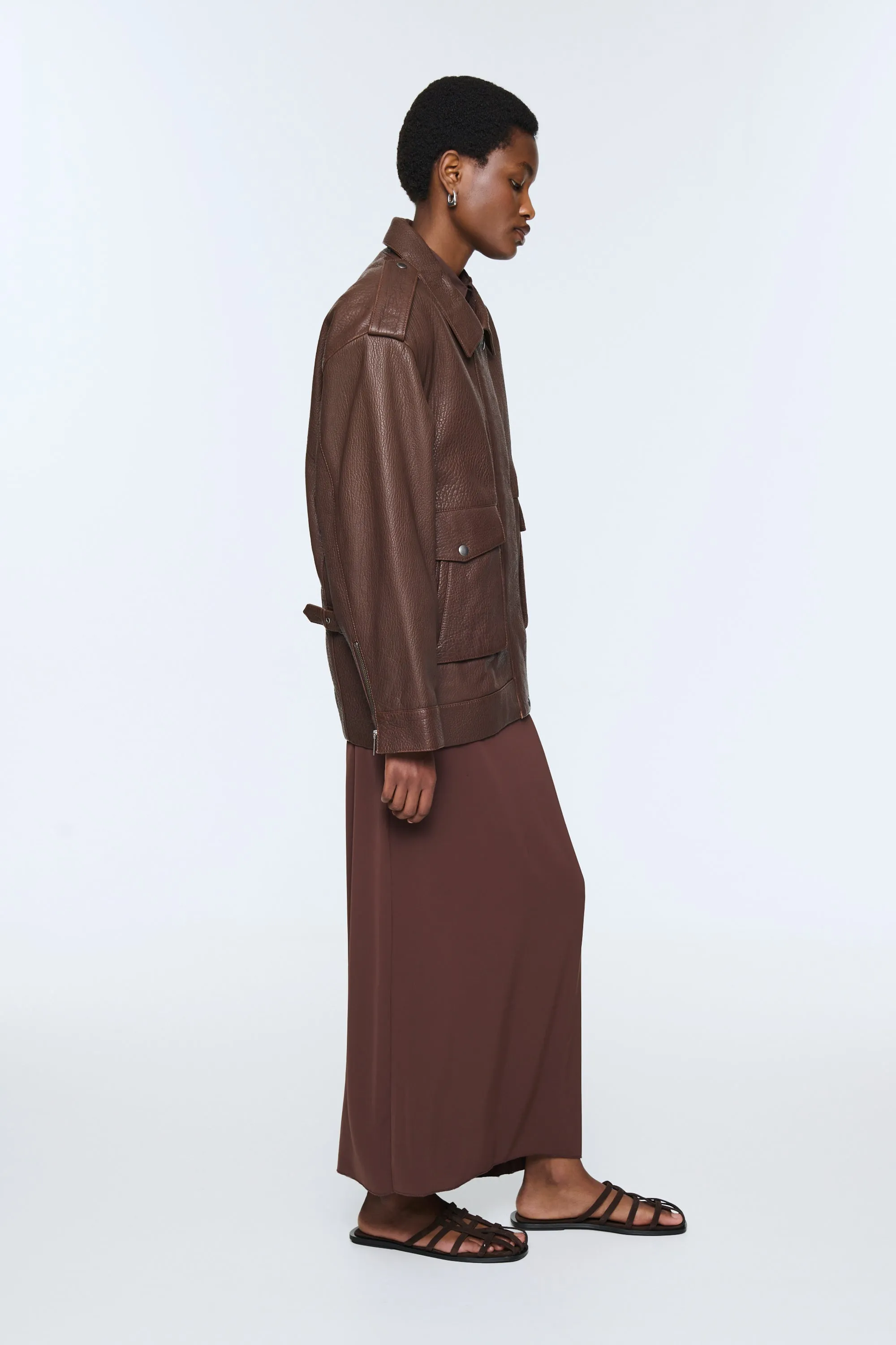 Opal Leather Jacket sold by DUCIE product image thumbnail 2