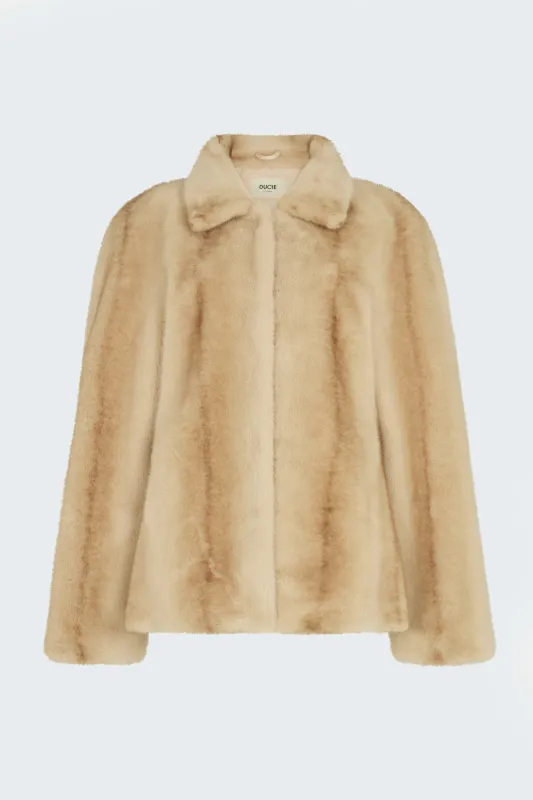 Maeve Fur Jacket sold by DUCIE