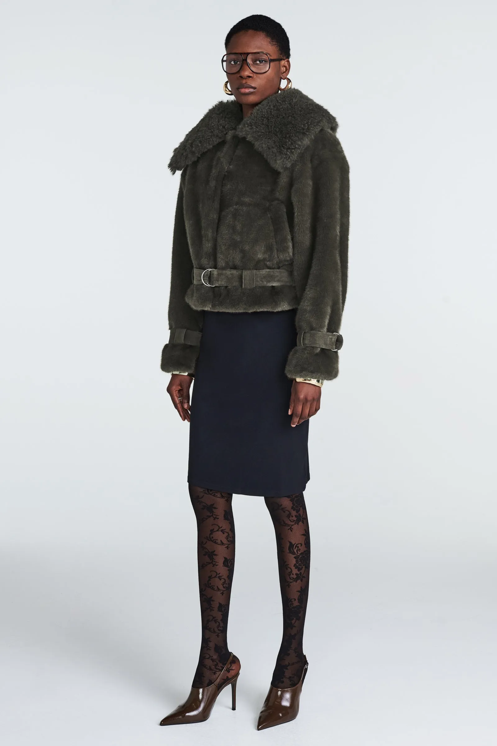 Aurora Fur & Shearling Jacket sold by DUCIE product image thumbnail 3