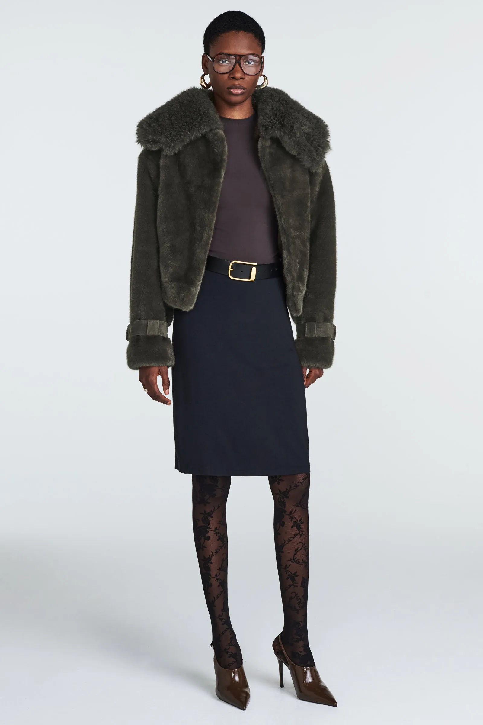 Aurora Fur & Shearling Jacket sold by DUCIE product image thumbnail 4