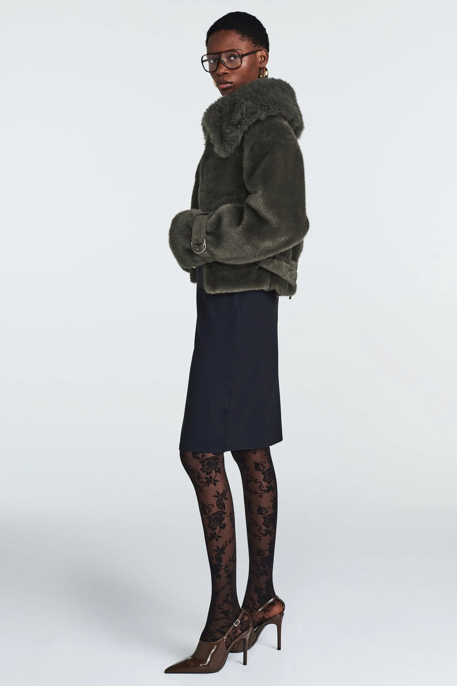 Aurora Fur & Shearling Jacket sold by DUCIE product image thumbnail 5