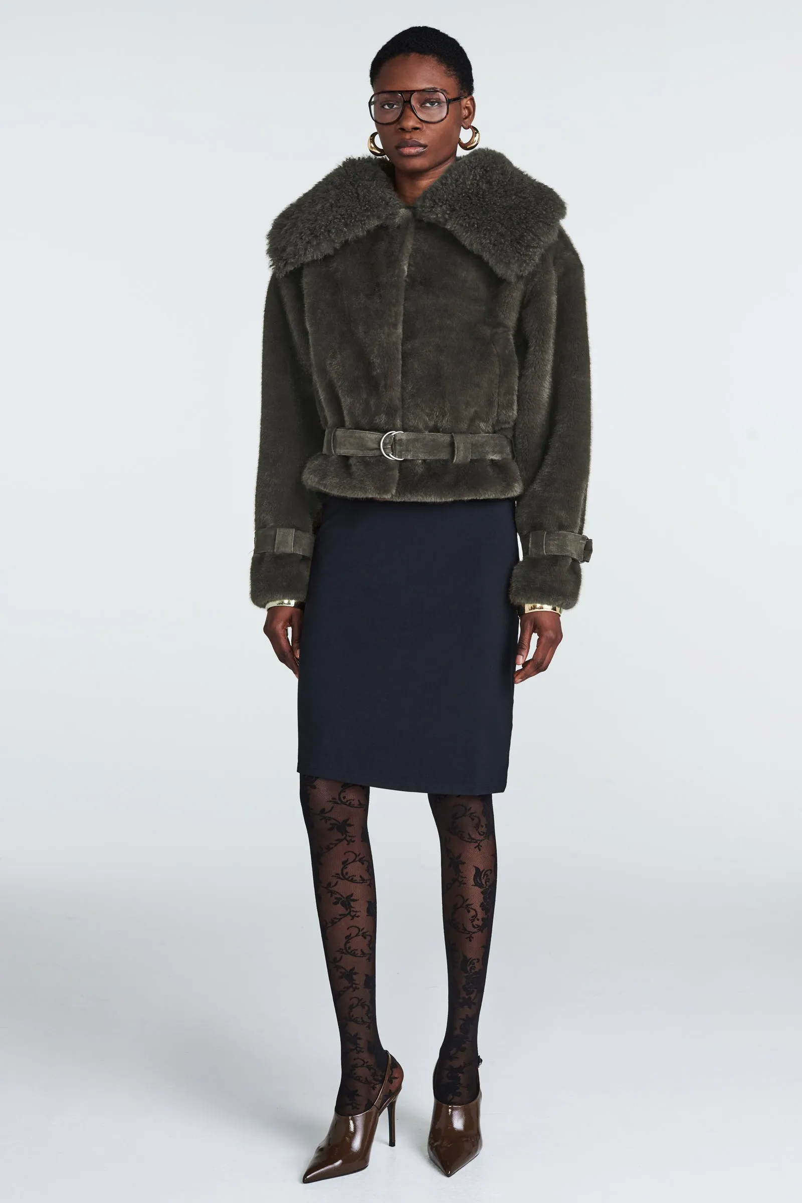 Aurora Fur & Shearling Jacket sold by DUCIE product image thumbnail 2