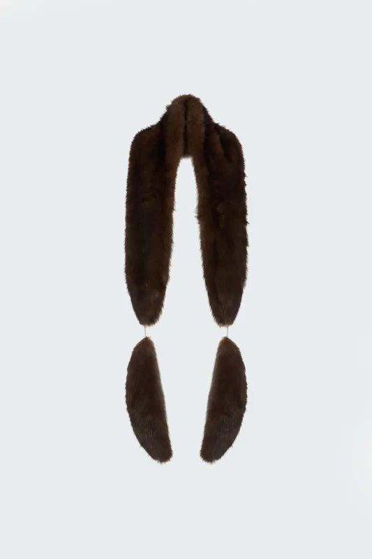 Leah Fur Scarf sold by DUCIE