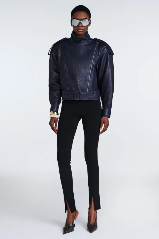 Serpa Grained Leather Jacket sold by DUCIE