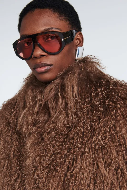 Rochelle Shearling Coat sold by DUCIE