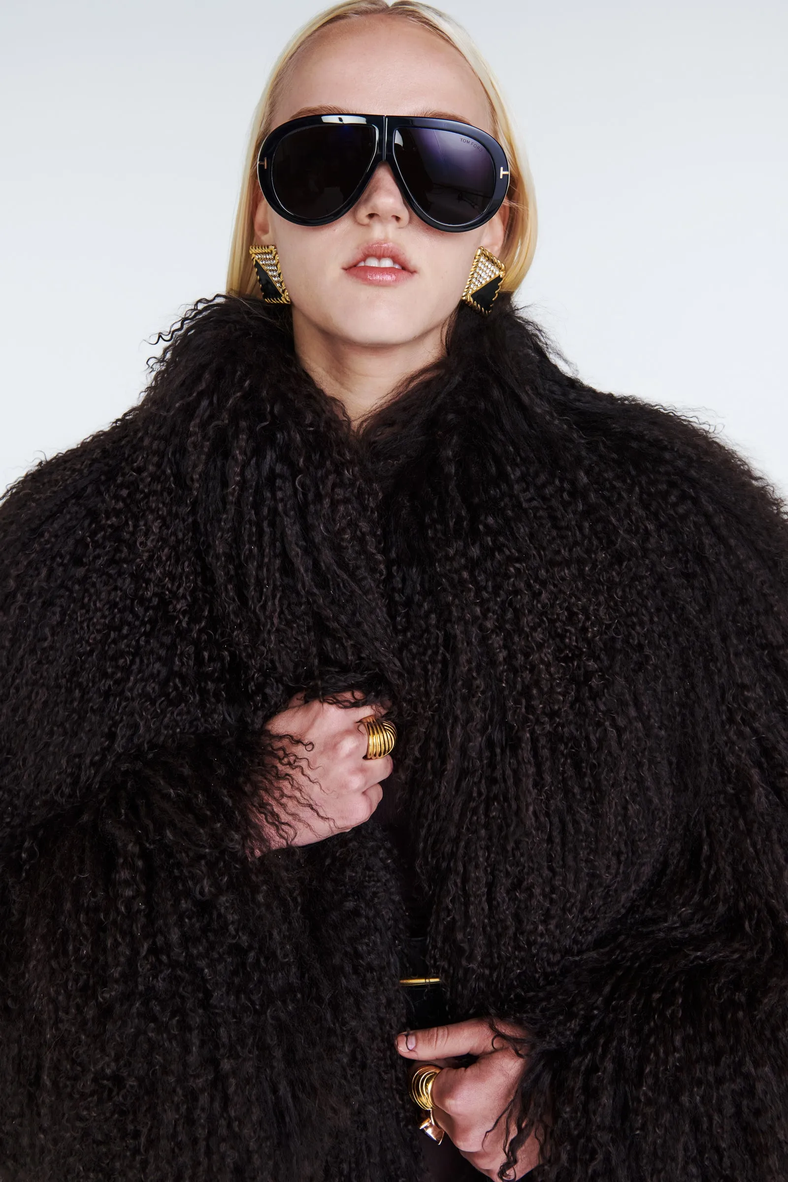 Rochelle Shearling Coat sold by DUCIE product image thumbnail 5