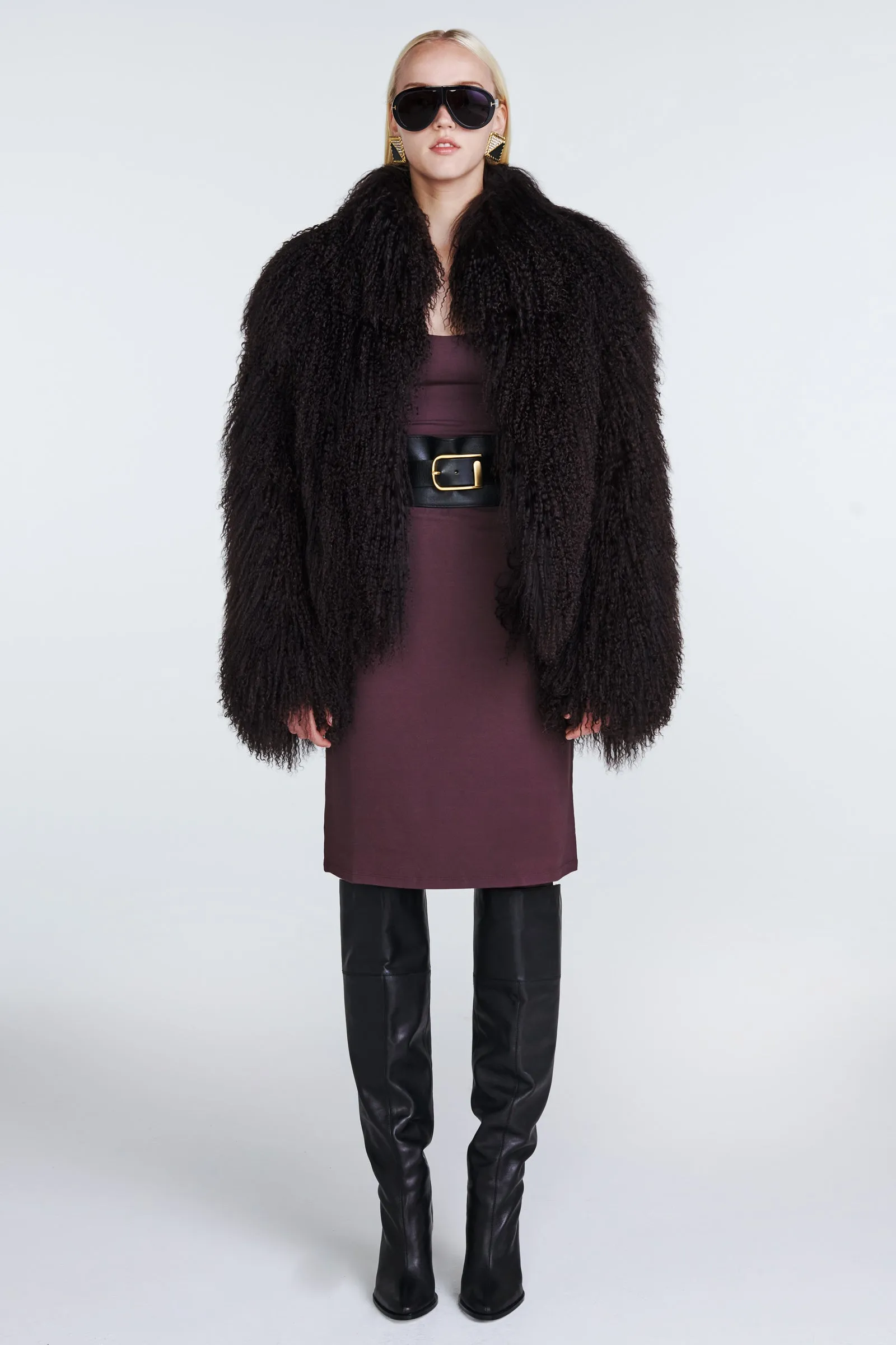 Rochelle Shearling Coat sold by DUCIE product image thumbnail 2