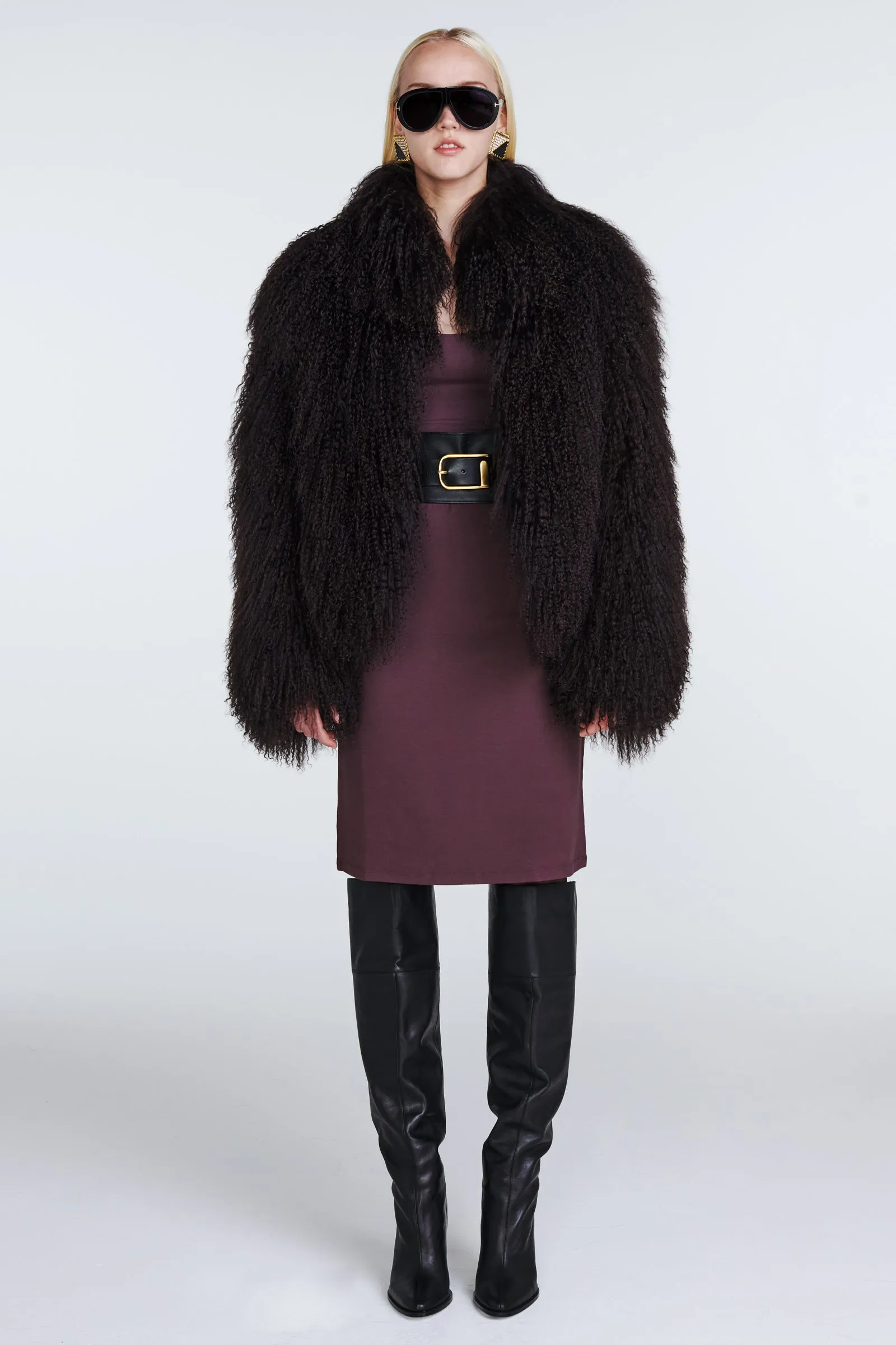 Rochelle Shearling Coat sold by DUCIE product image thumbnail 3
