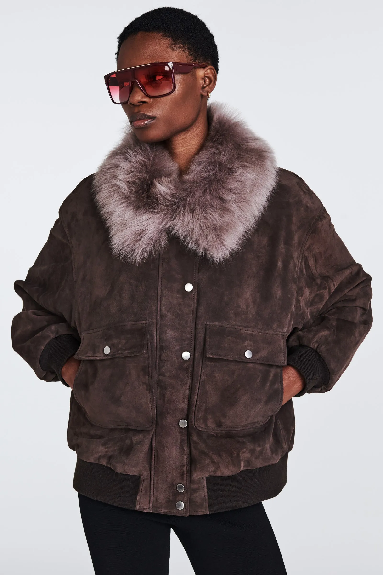 Jackie Suede Jacket sold by DUCIE product image thumbnail 4