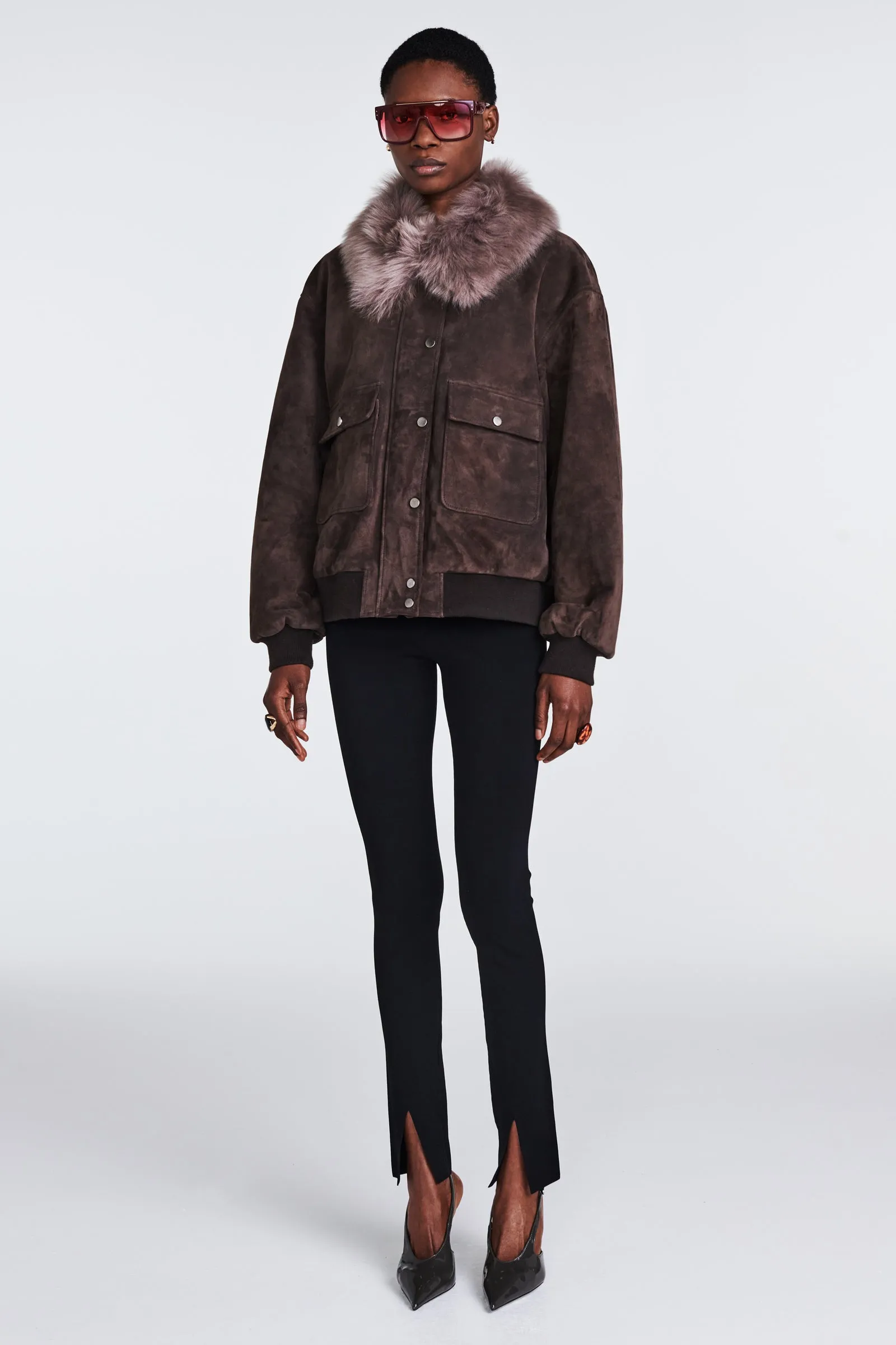 Jackie Suede Jacket sold by DUCIE product image thumbnail 2