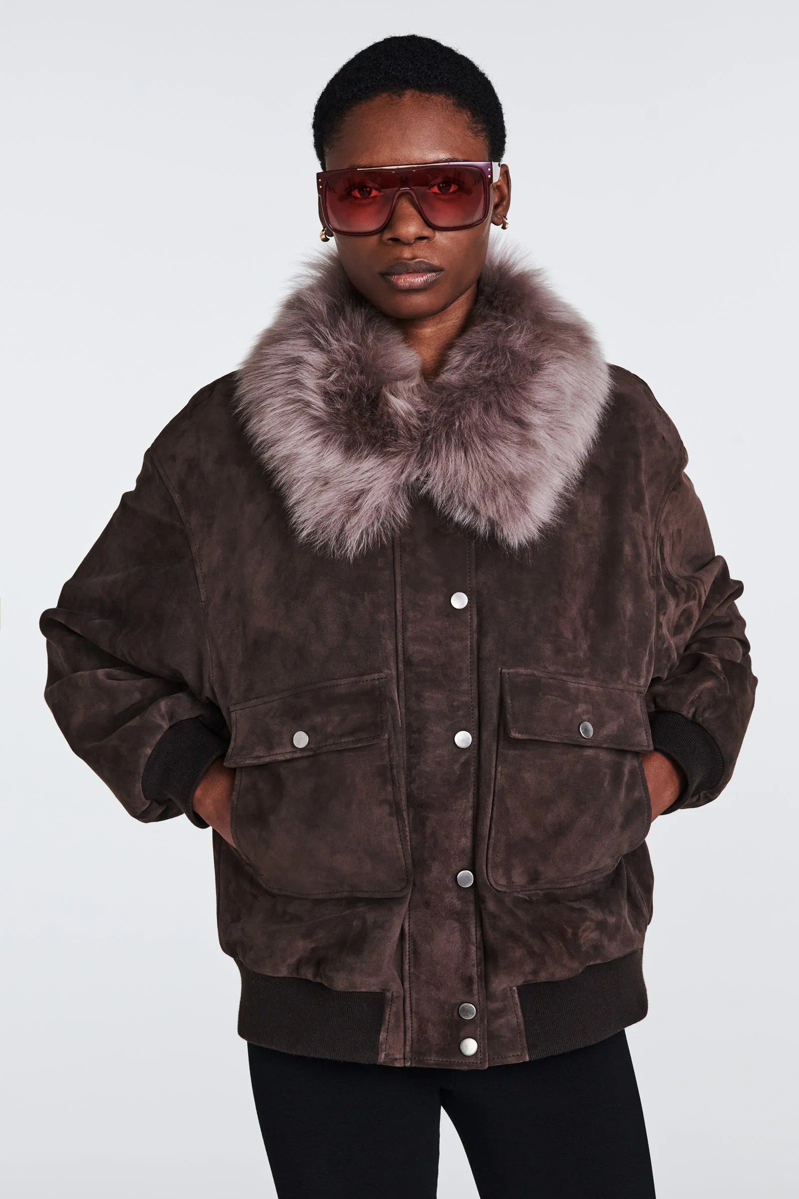 Jackie Suede Jacket sold by DUCIE product image thumbnail 3