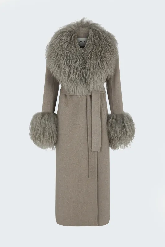 Lily Mongolian Coat sold by DUCIE