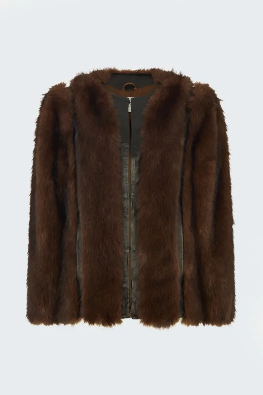 Eden Fur Jacket sold by DUCIE