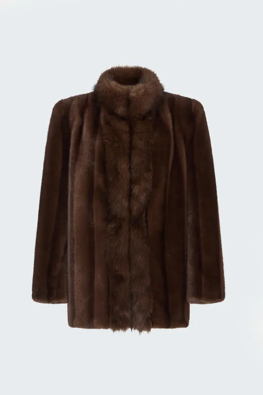 Sienna Fur Jacket sold by DUCIE