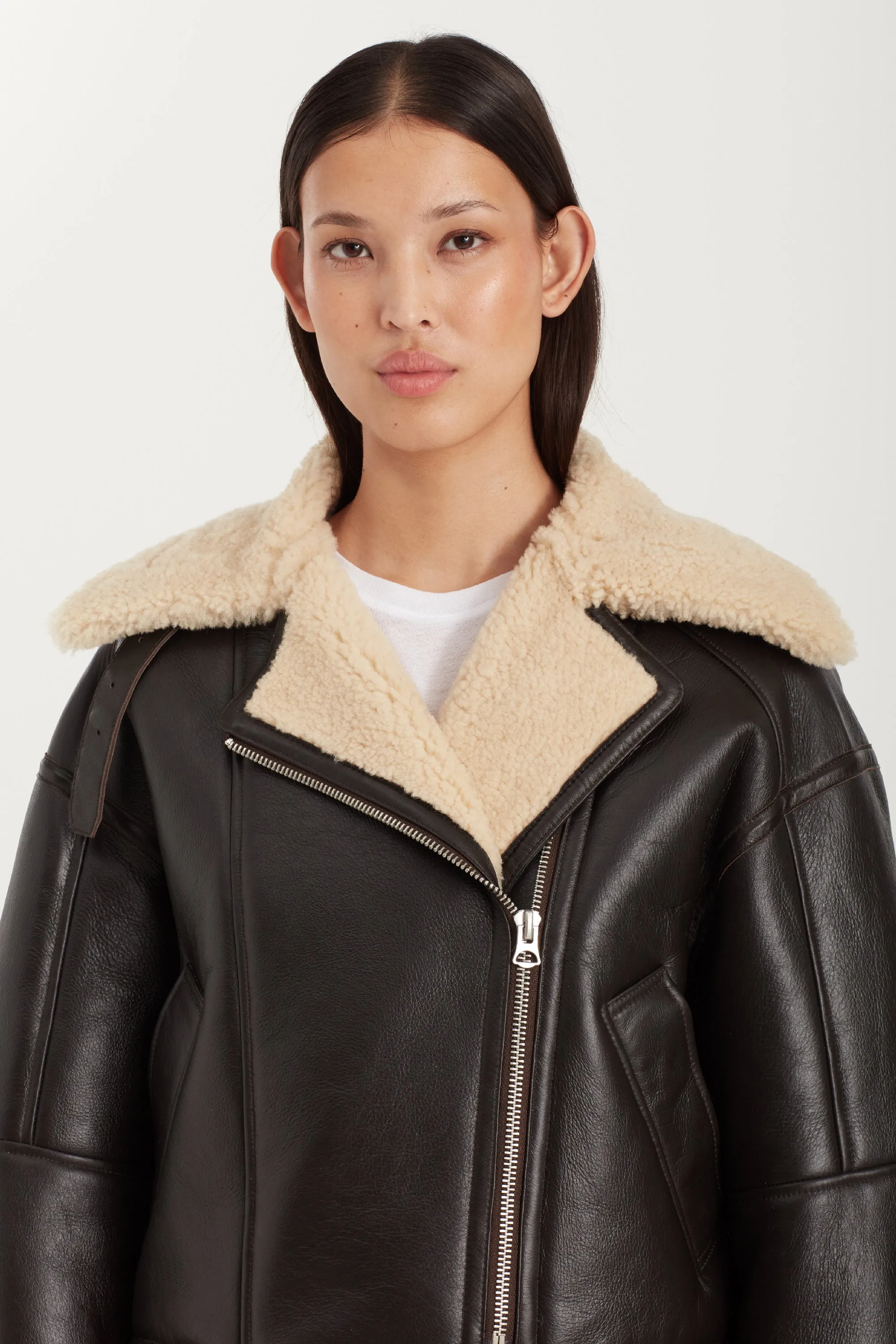 Carola Shearling Coat sold by DUCIE product image thumbnail 3