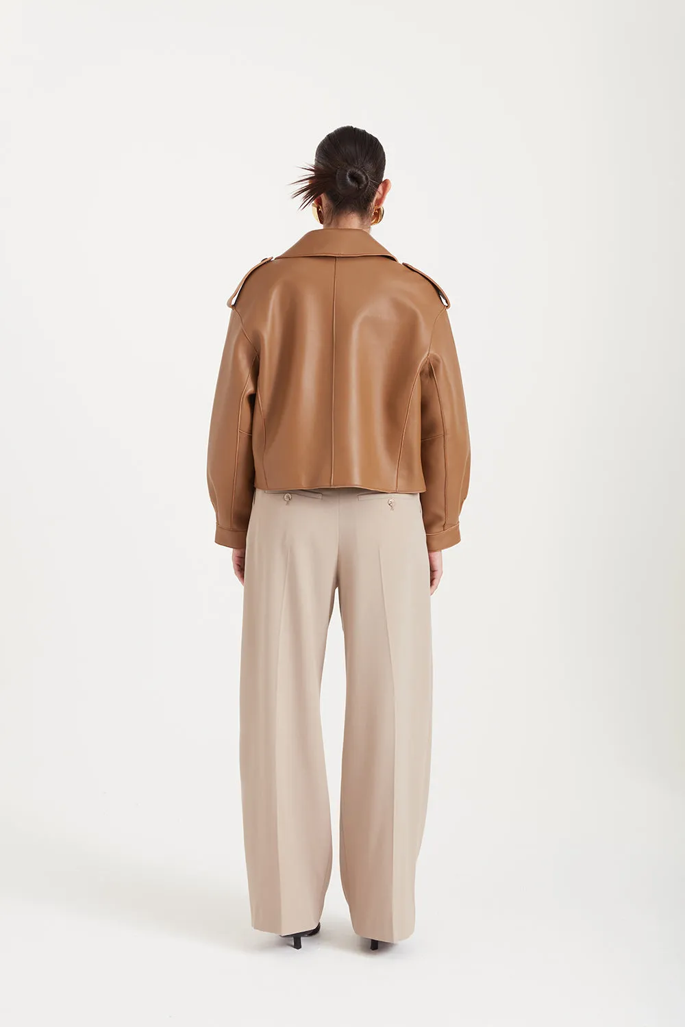 Simi Leather Jacket - Camel (W/S) RRP £380 sold by DUCIE product image thumbnail 5