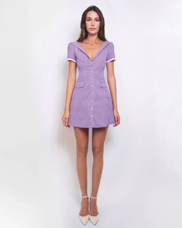 Milkmaid Gingham Dress sold by FENITY FASHION