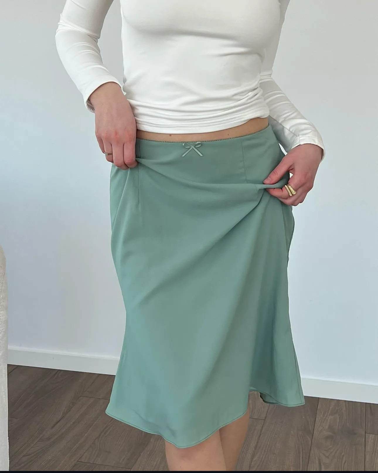 Green skirt sold by FENITY FASHION product image thumbnail 3
