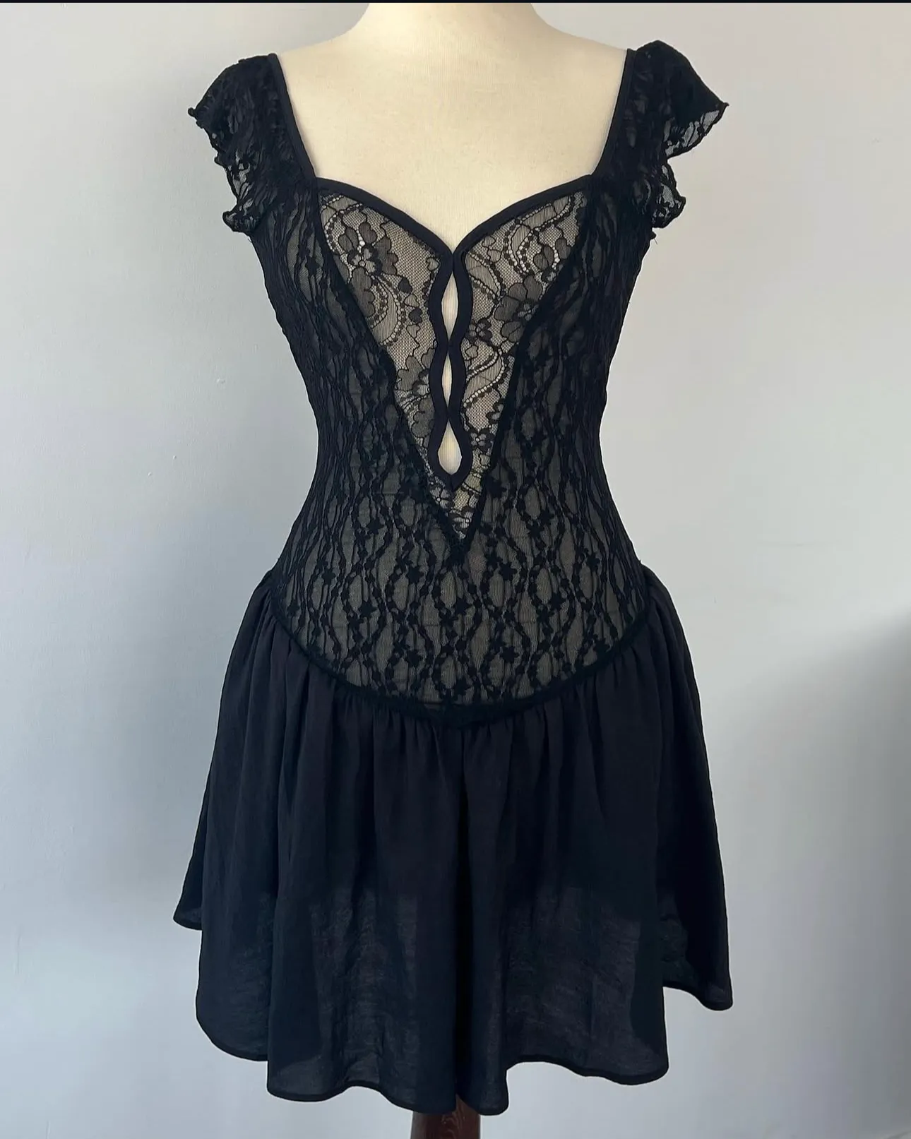 Black lace dress sold by FENITY FASHION