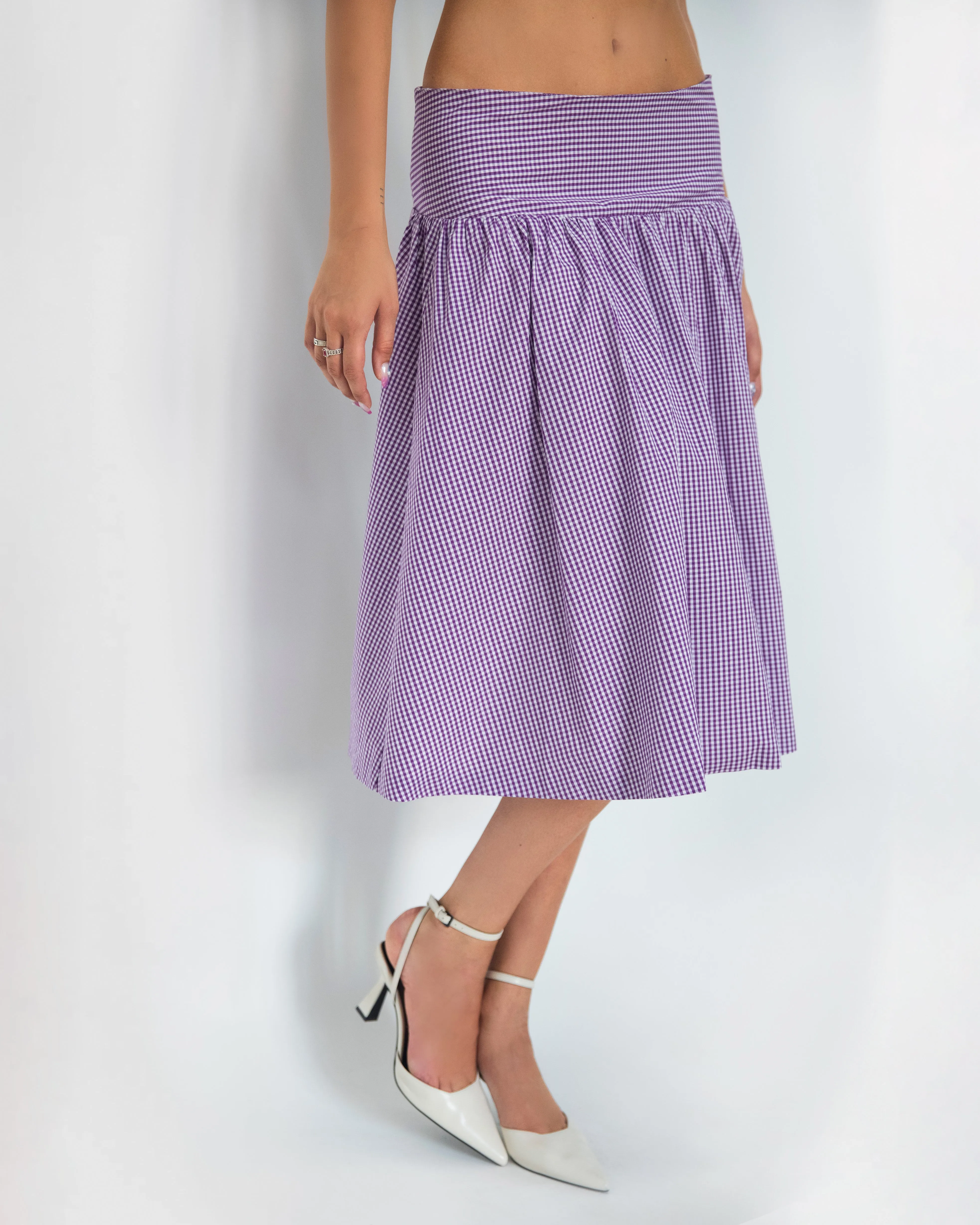 Gingham Skirt sold by FENITY FASHION