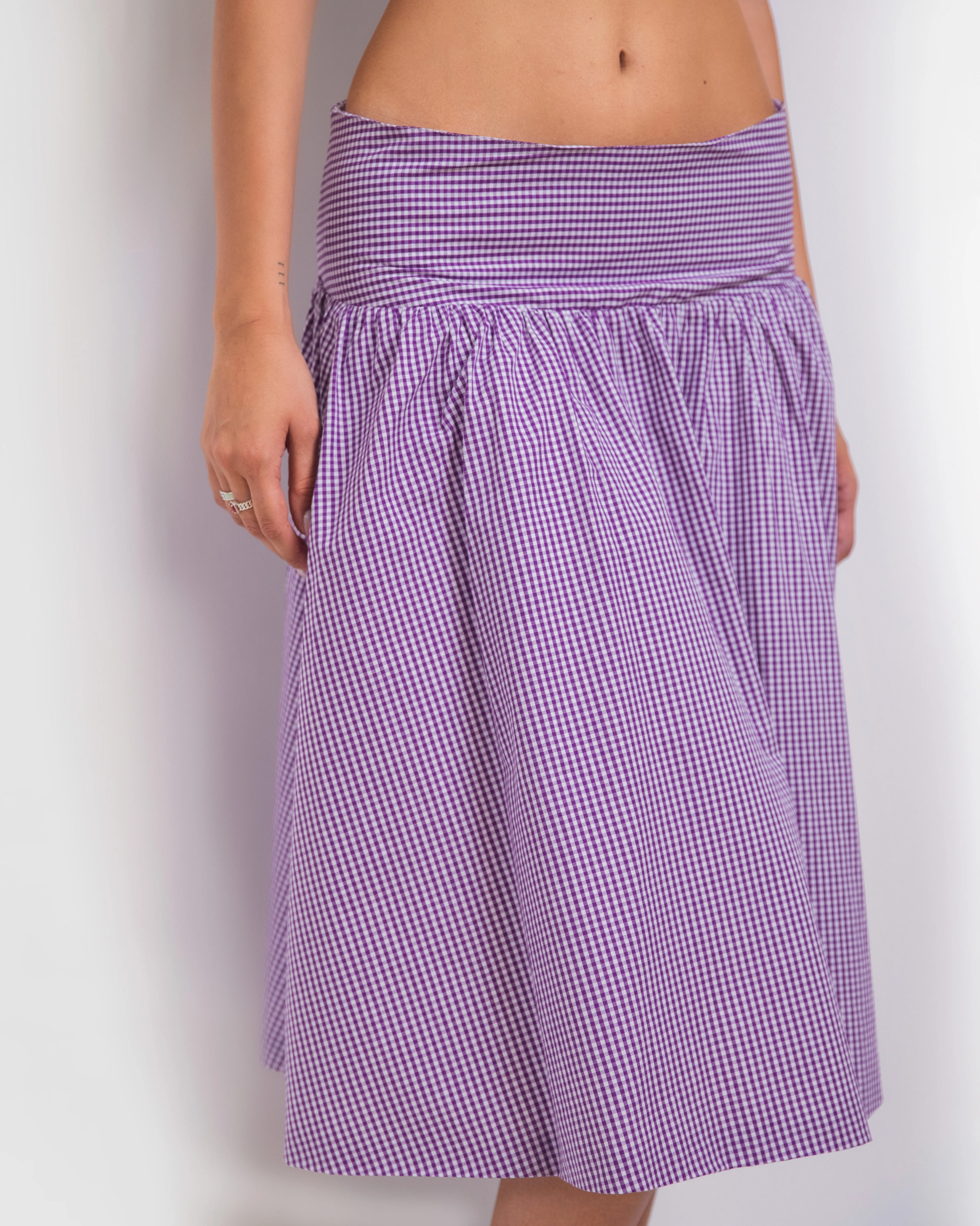 Gingham skirt | Parallel