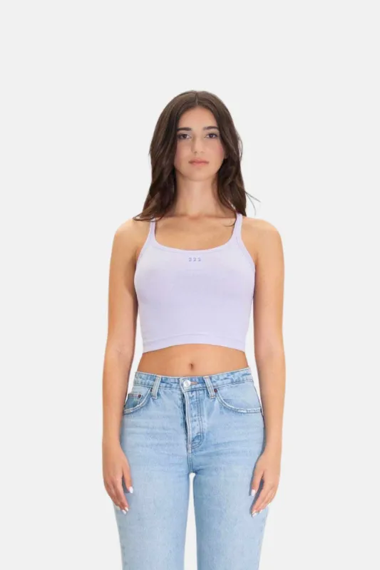 Women's 222 Cropped Tank in Nebula sold by Galactic Federation of Light